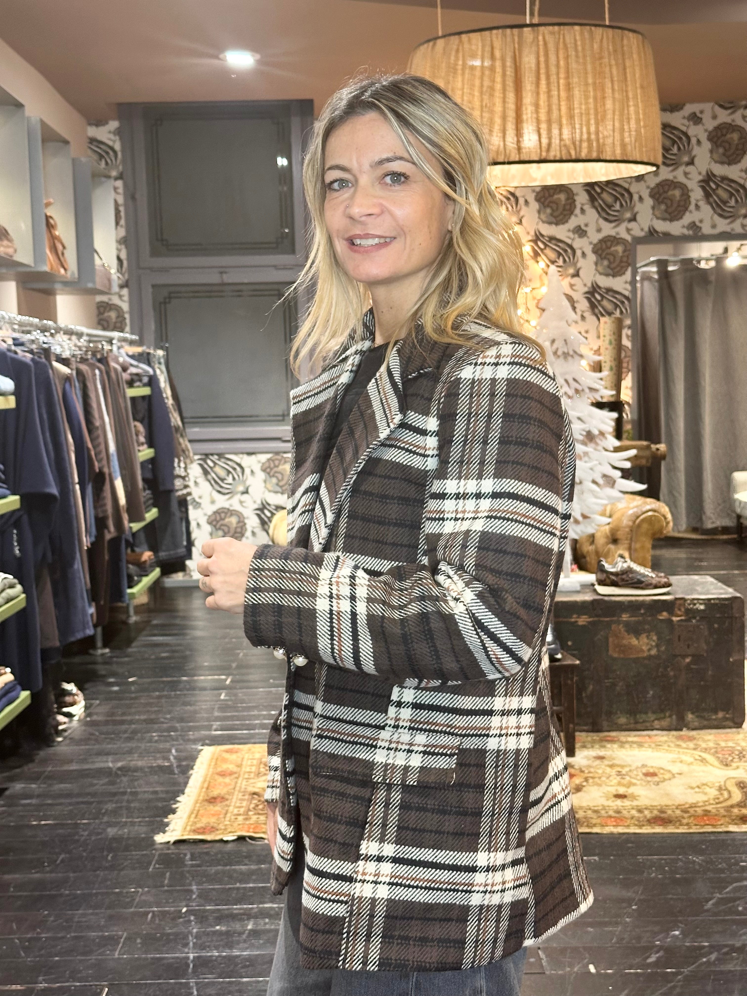 Giacca Ceck Marrone _ MI.LE. for soku