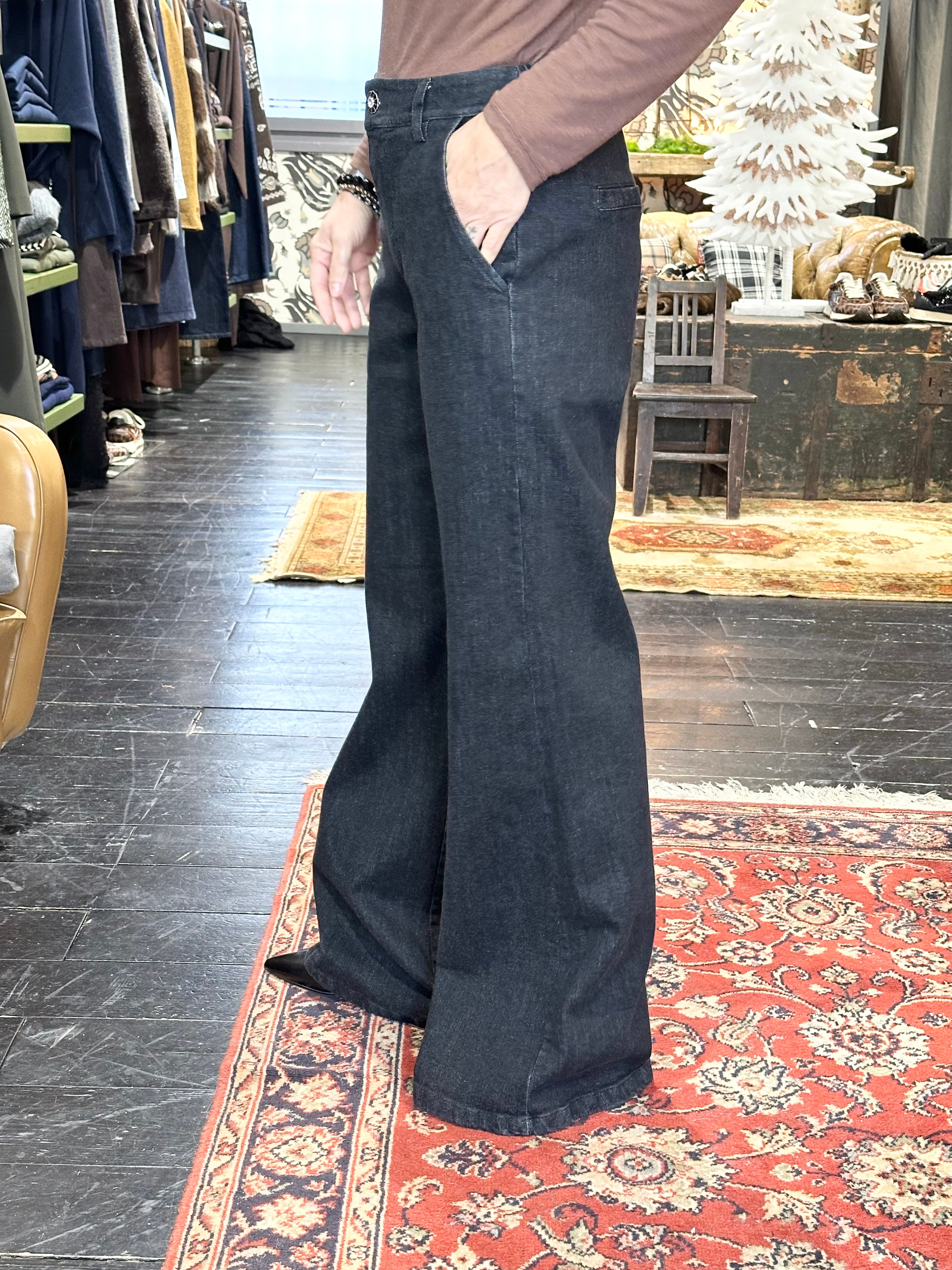 Jeans Palazzo Nero _ MI.LE. for soku