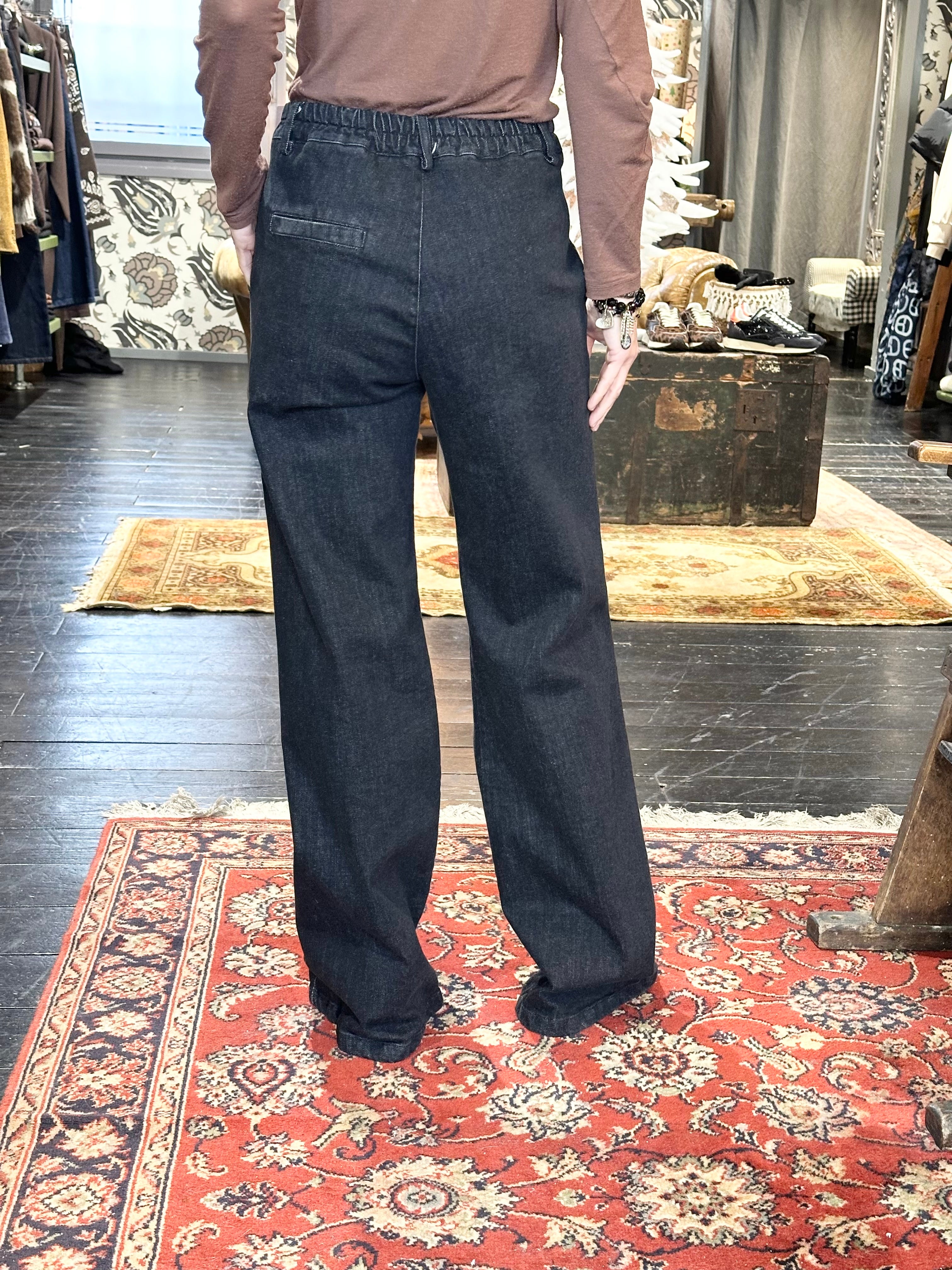 Jeans Palazzo Nero _ MI.LE. for soku