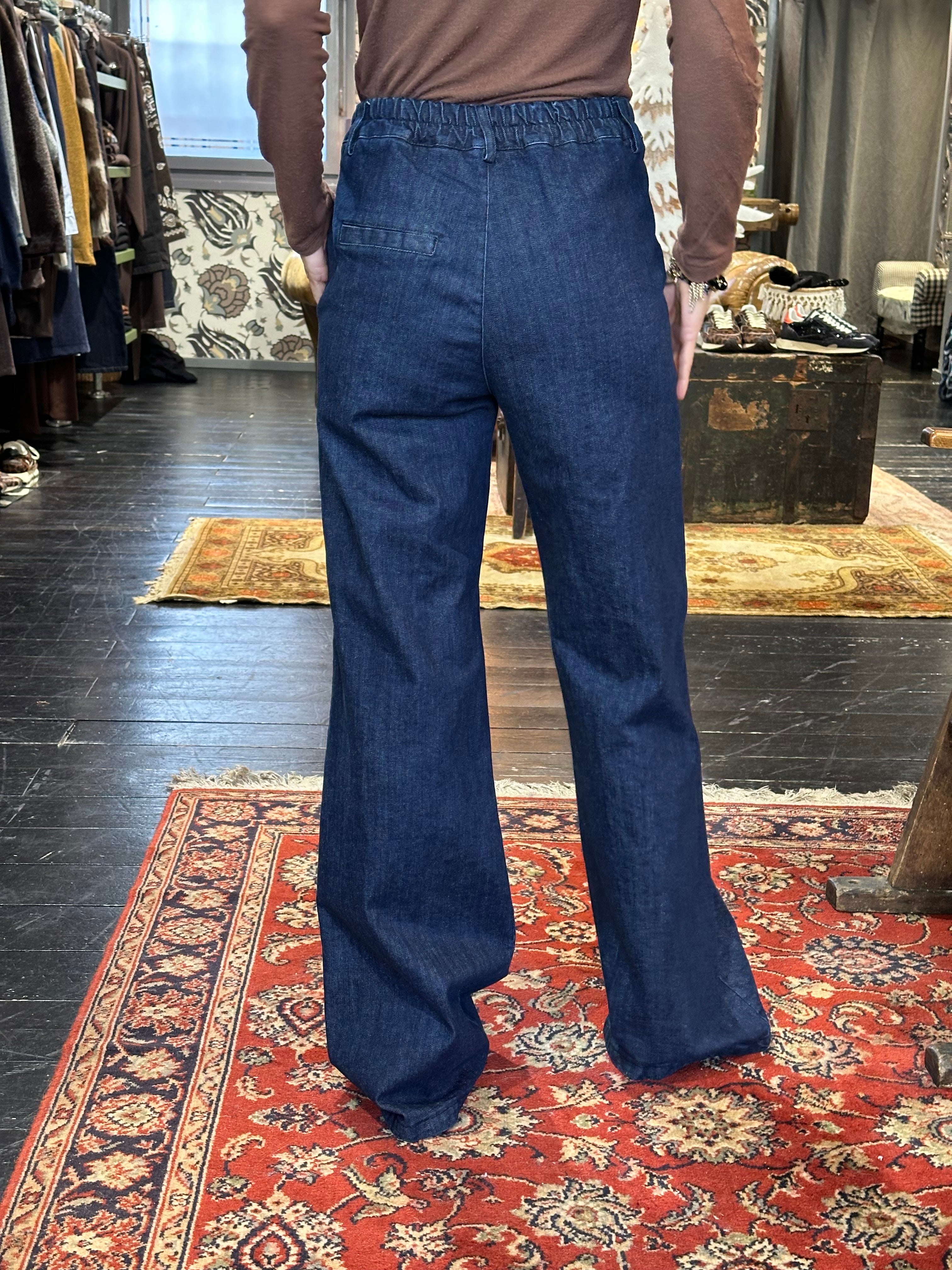 Jeans Palazzo Blu _ MI.LE. for soku