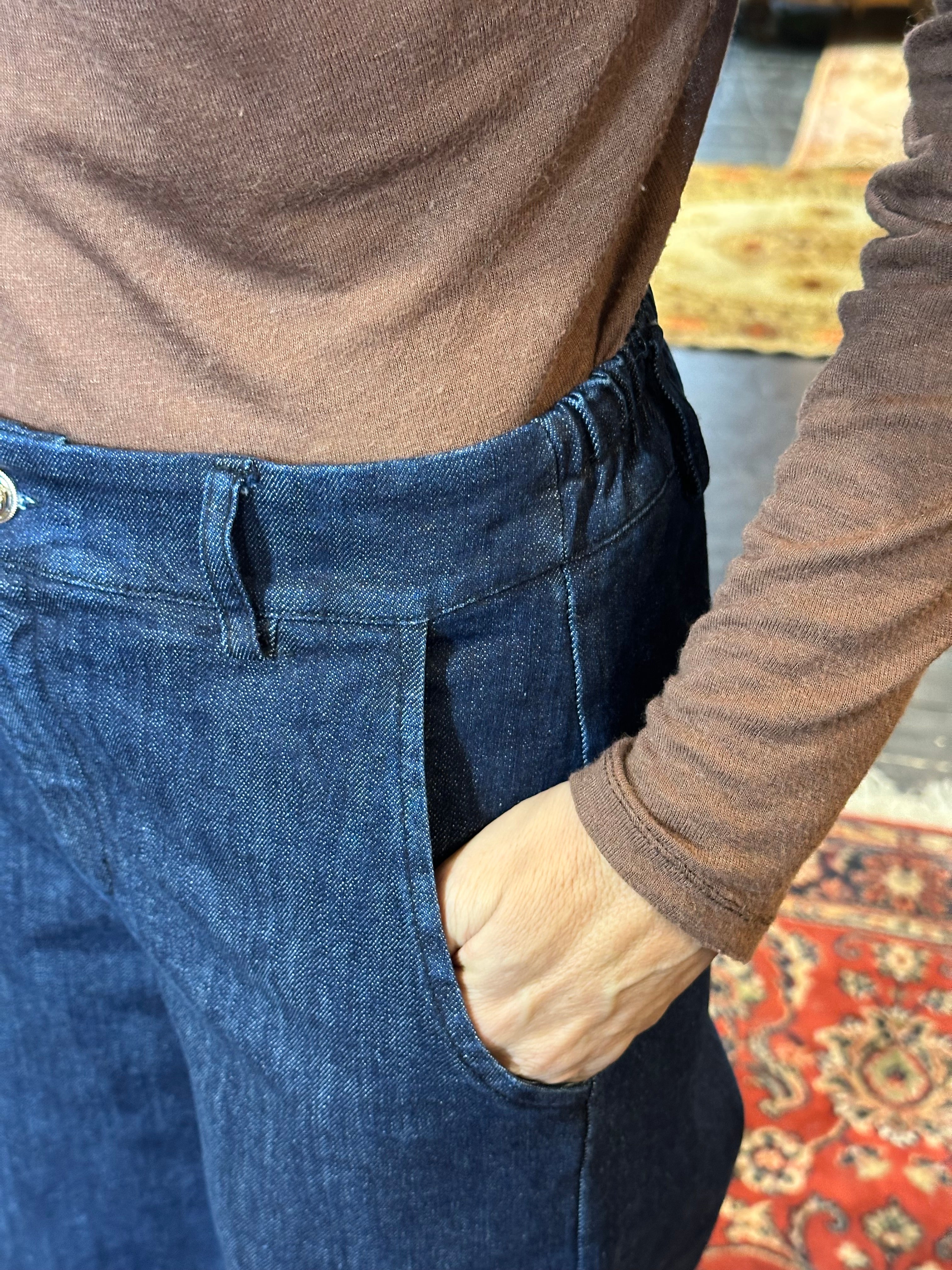 Jeans Palazzo Blu _ MI.LE. for soku