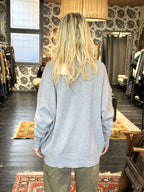 Maglia Collo Alto Over Grigio _ Vicolo