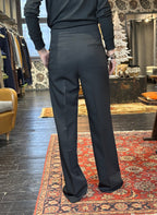 Pantalone Gamba Dritta Nero _ Vicolo