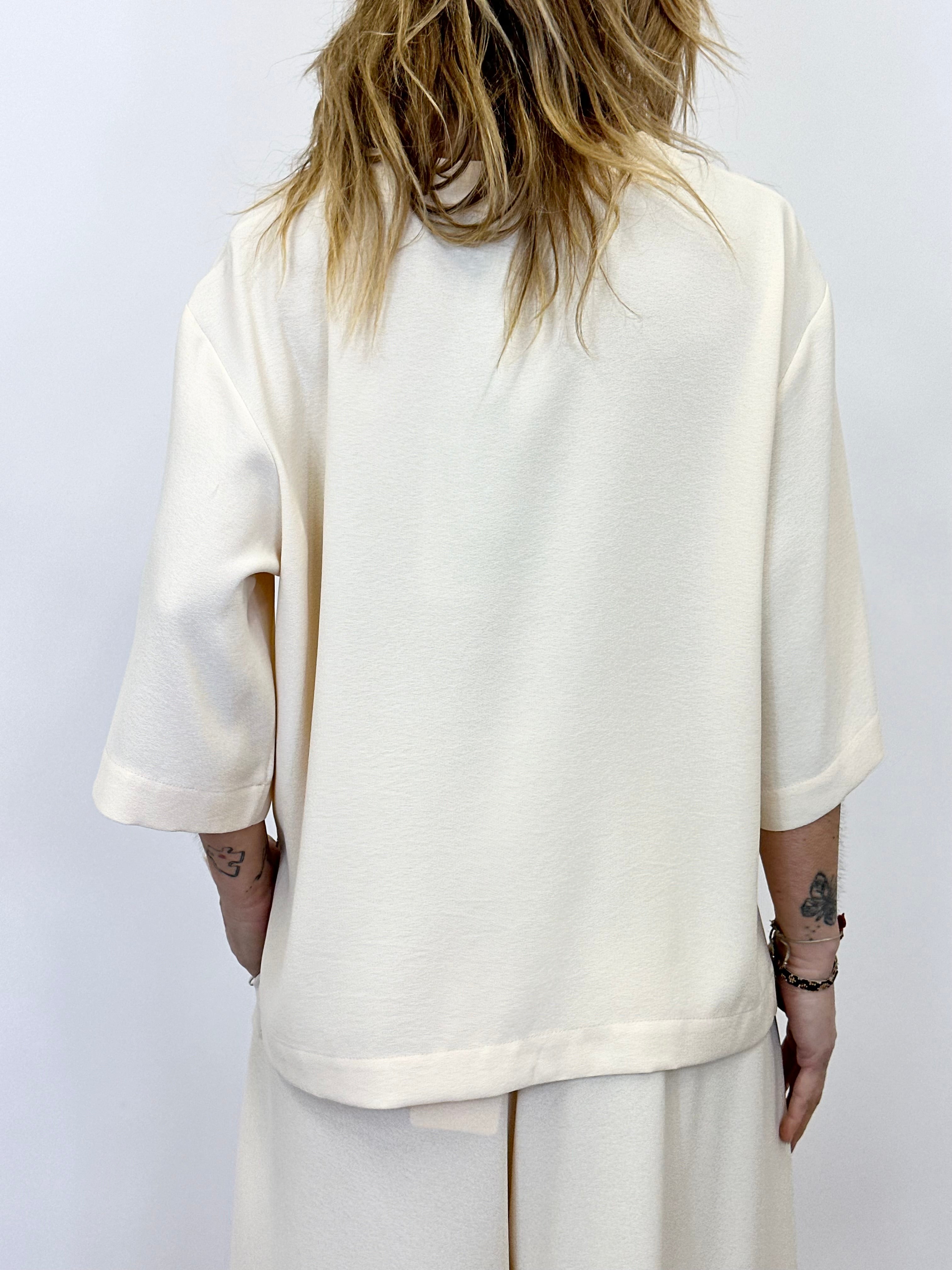 Casacca Scollo a V Latte _ Ottod'Ame