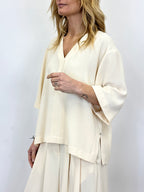 Casacca Scollo a V Latte _ Ottod'Ame