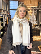 Sciarpa Panna Lurex _ MI.LE.for soku