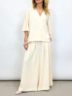 Casacca Scollo a V Latte _ Ottod'Ame