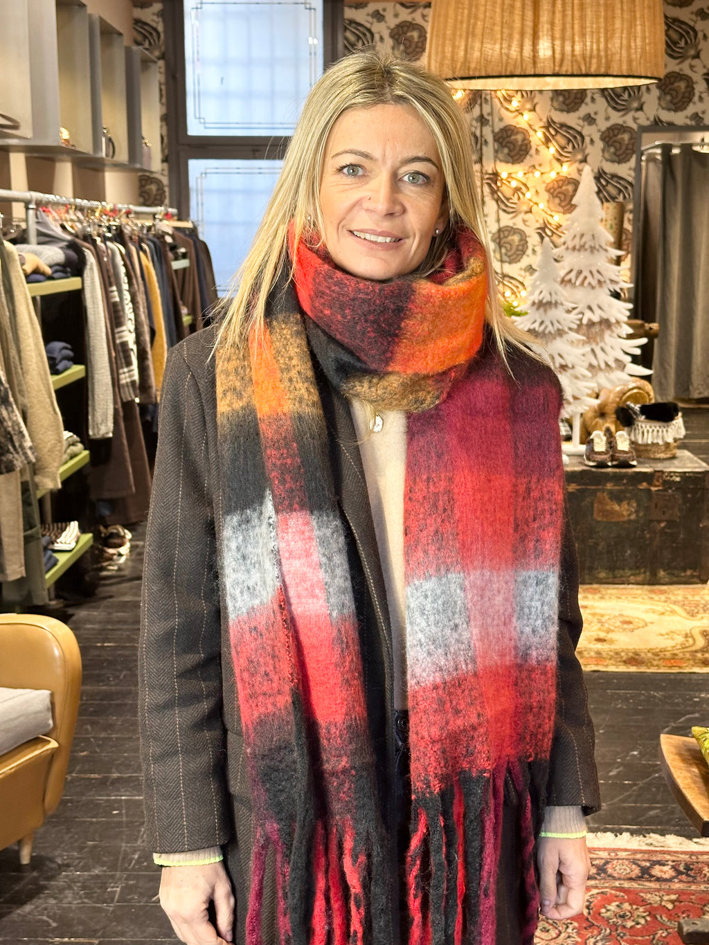 Sciarpa Scozzese Rossa _ MI.LE. for soku