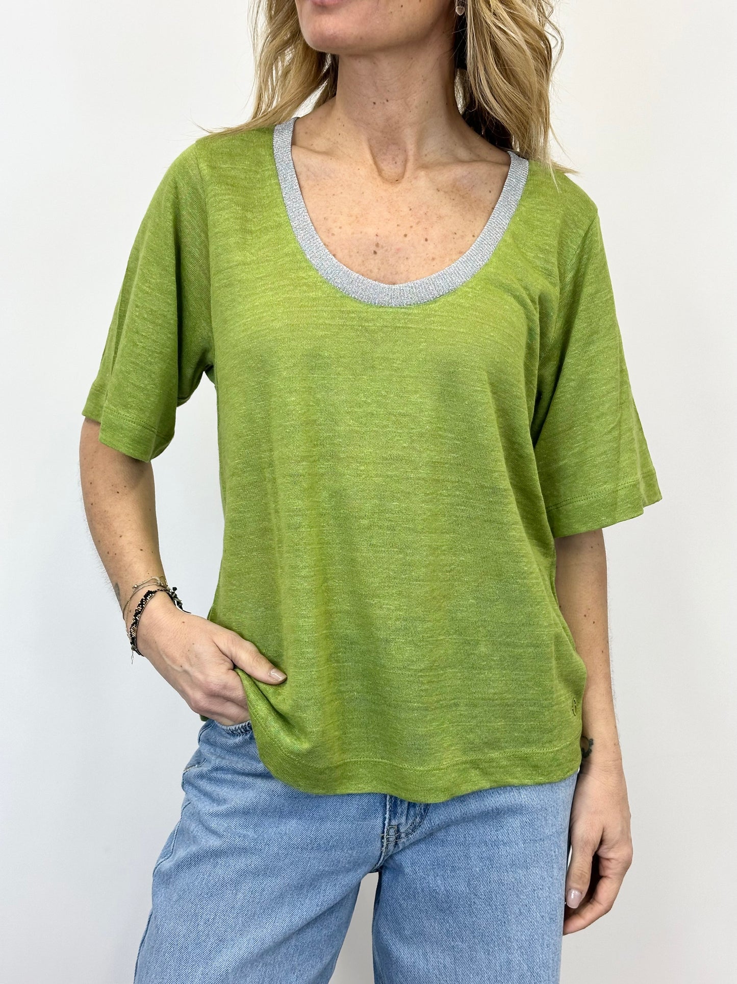 T-Shirt verde Ottod'Ame