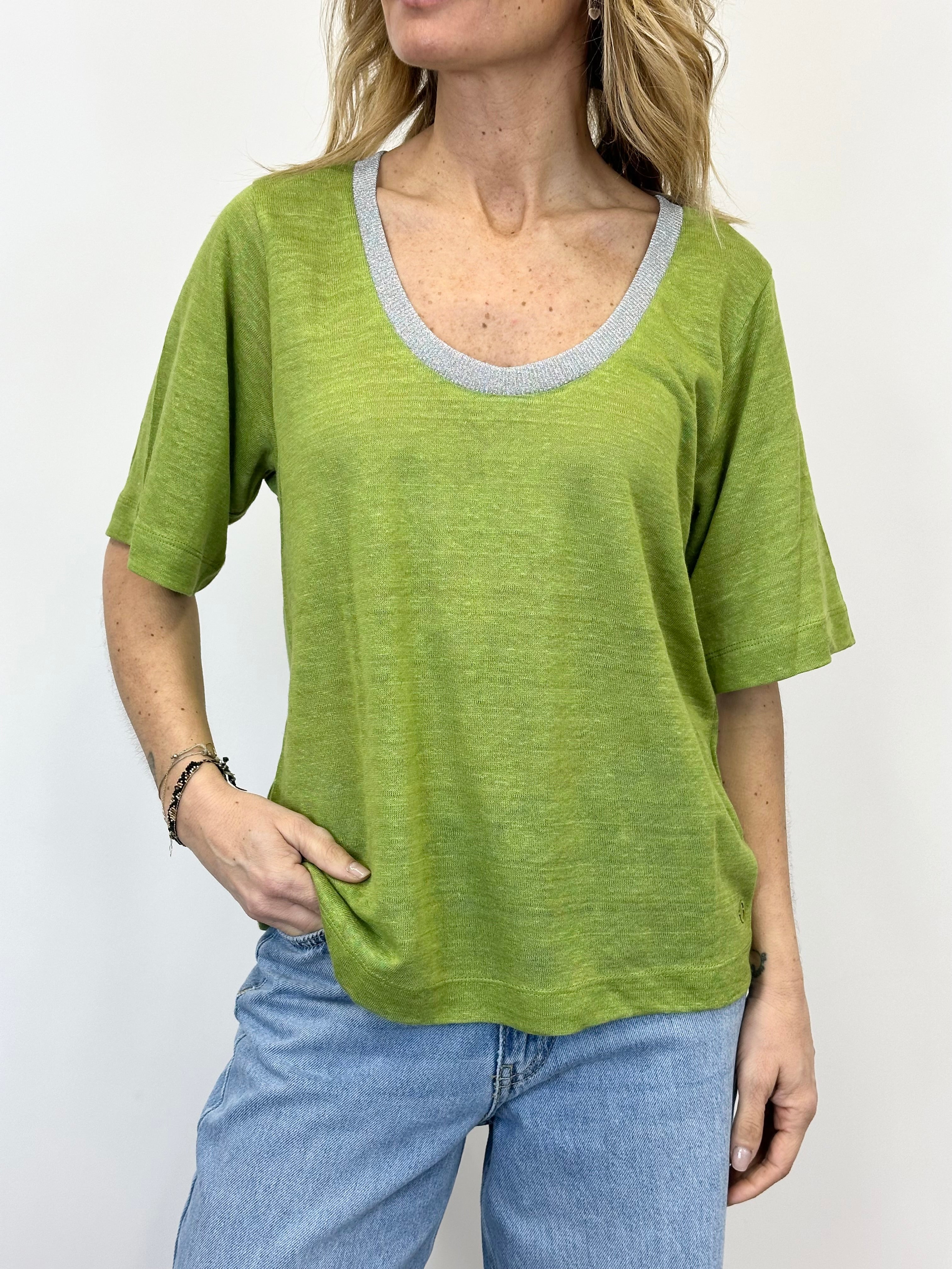 T-Shirt Verde _ Ottod'Ame