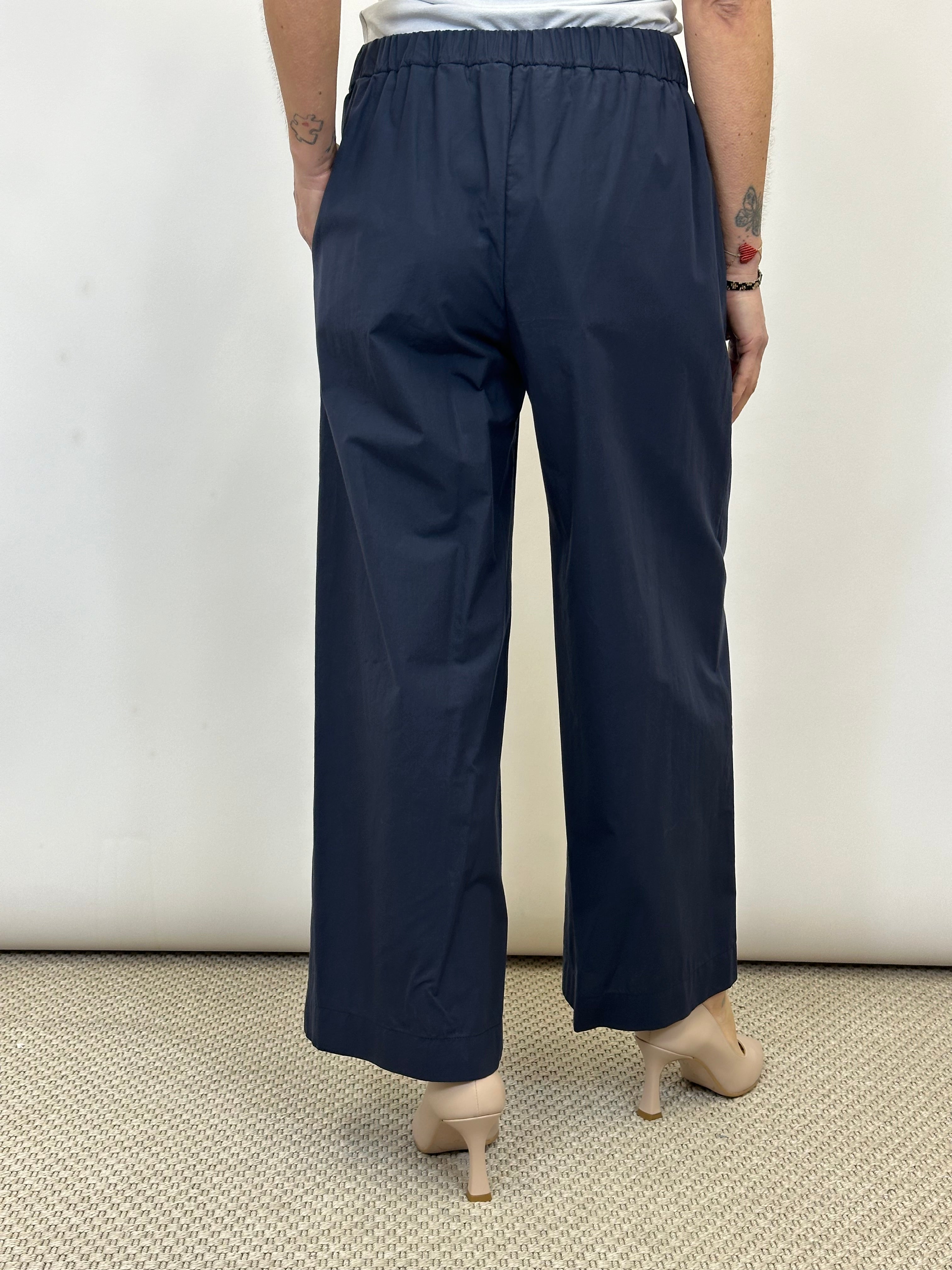 Pantalone Cropped Blu _ Ottod'Ame