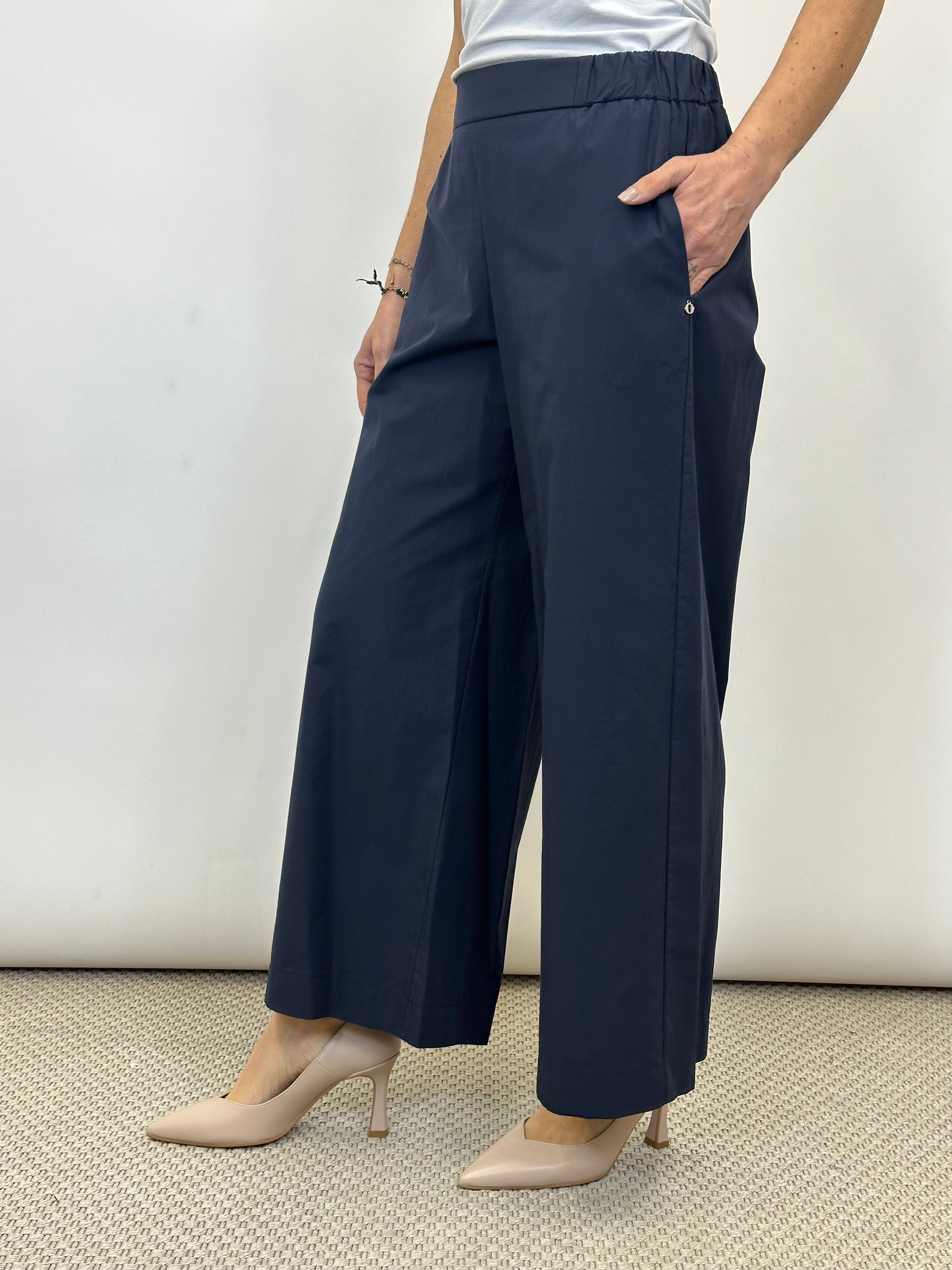 Pantalone Cropped Blu _ Ottod'Ame
