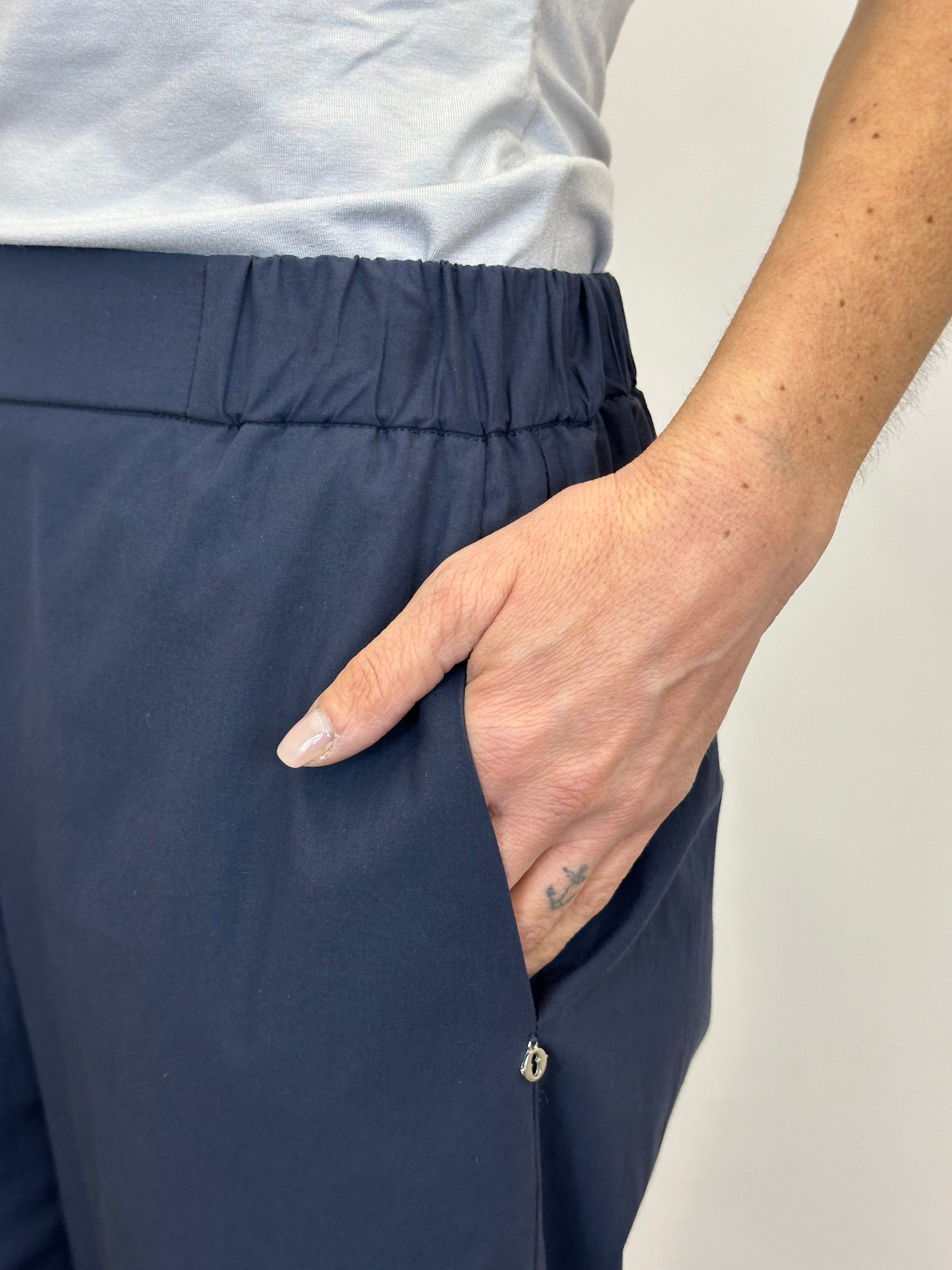 Pantalone Cropped Blu _ Ottod'Ame