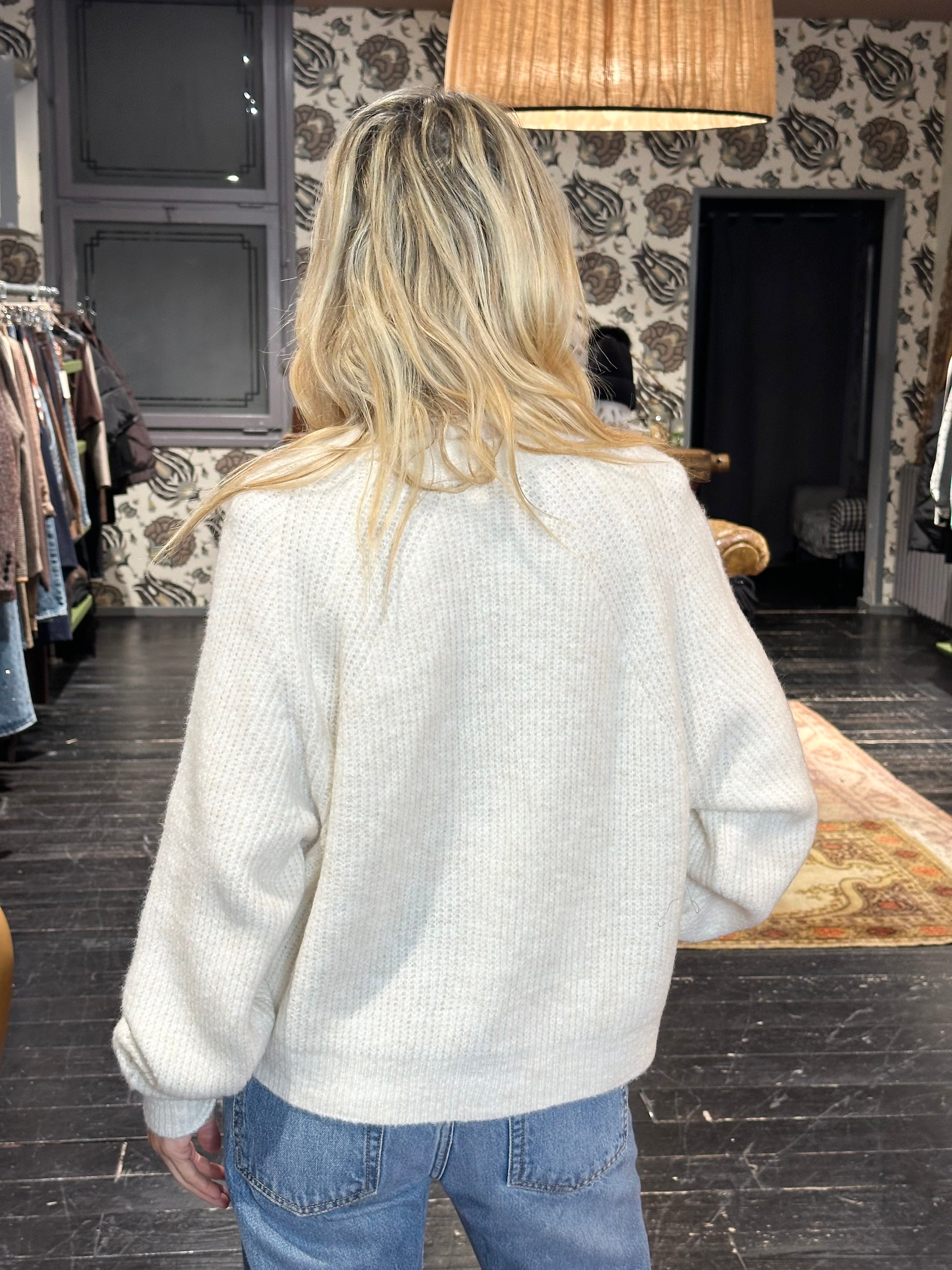 Cardigan Coste Panna _ MI.LE. for soku