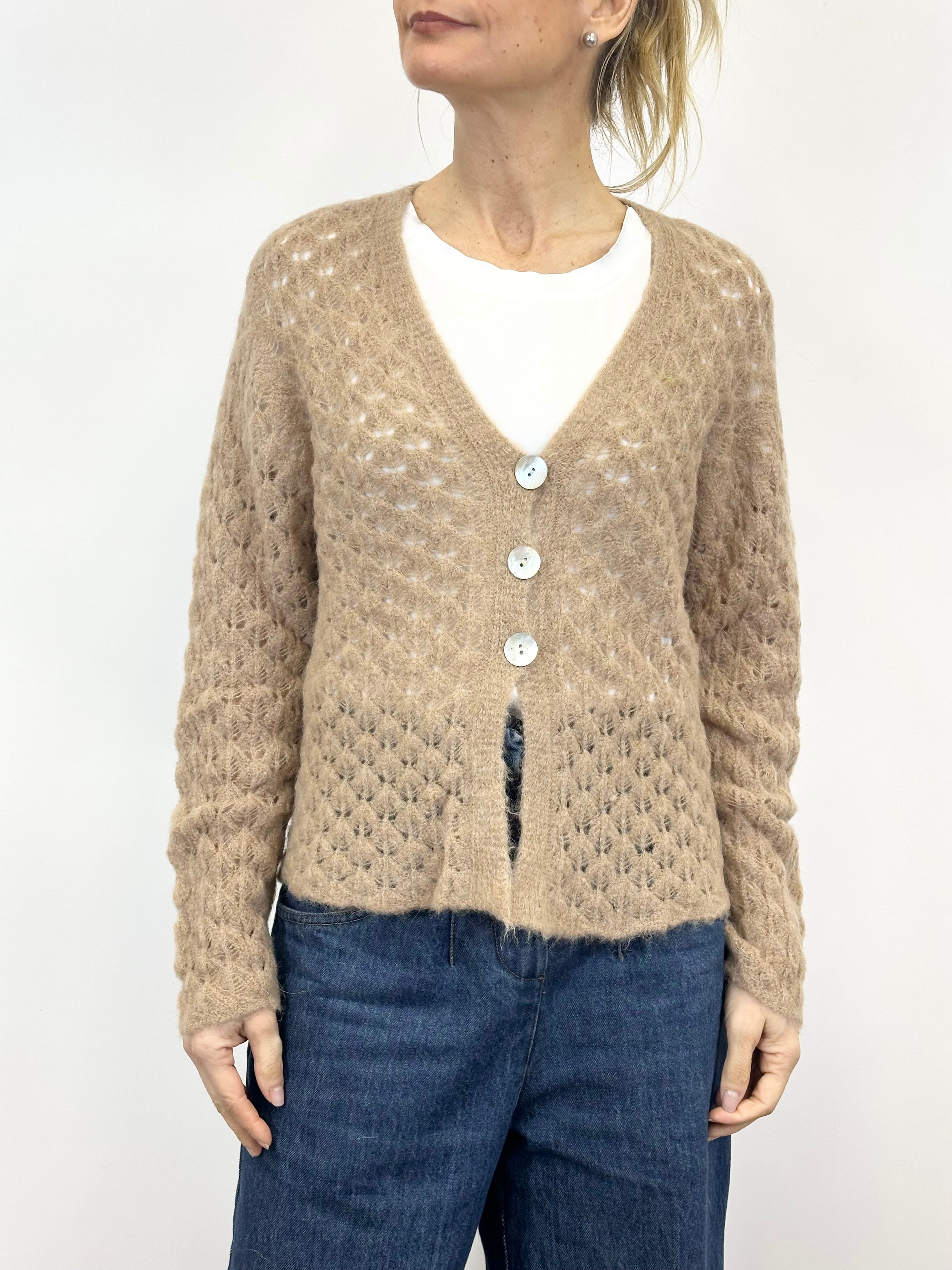 Cardigan Traforato _ MI.LE. for soku