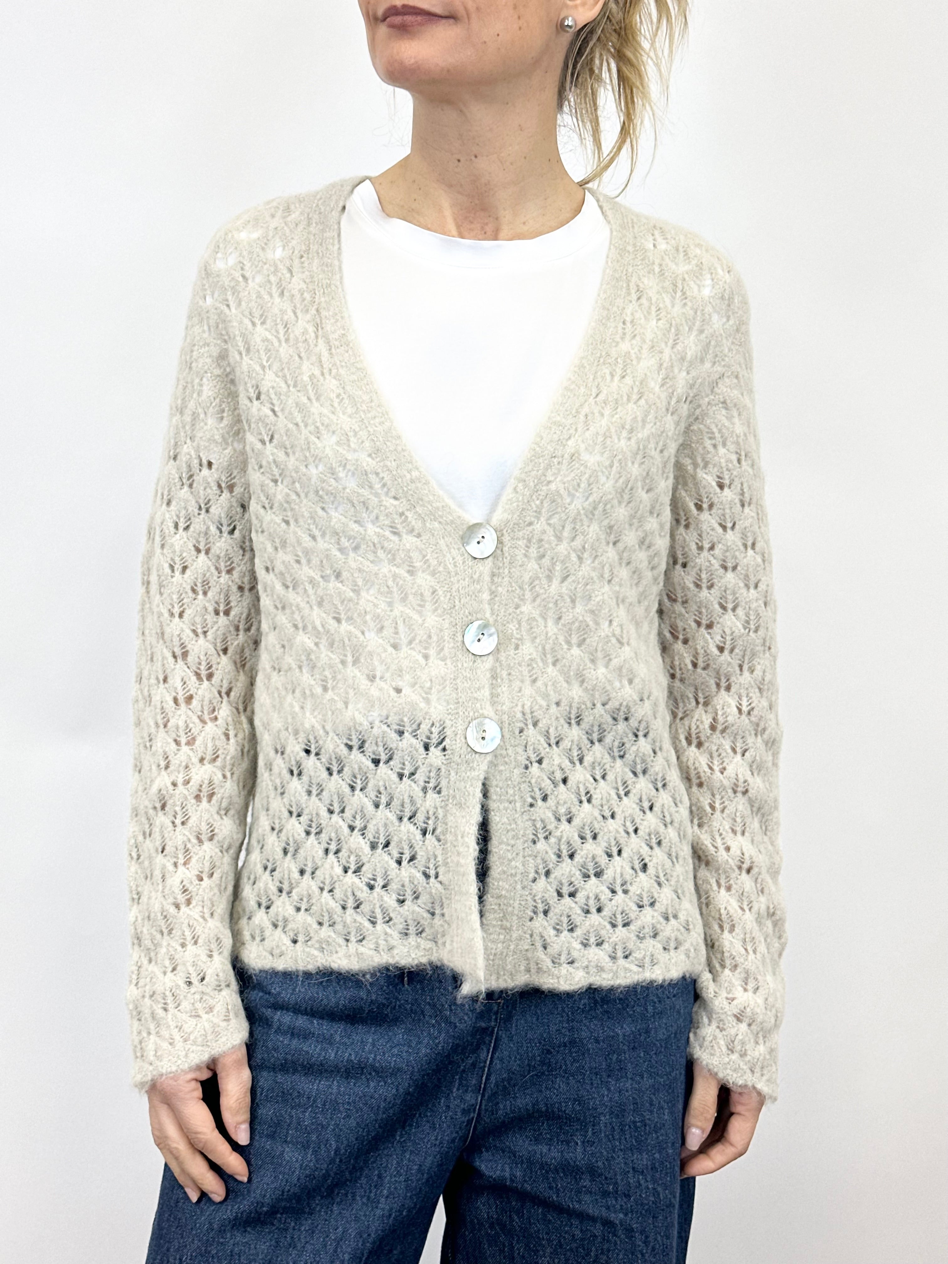 Cardigan Traforato _ MI.LE. for soku