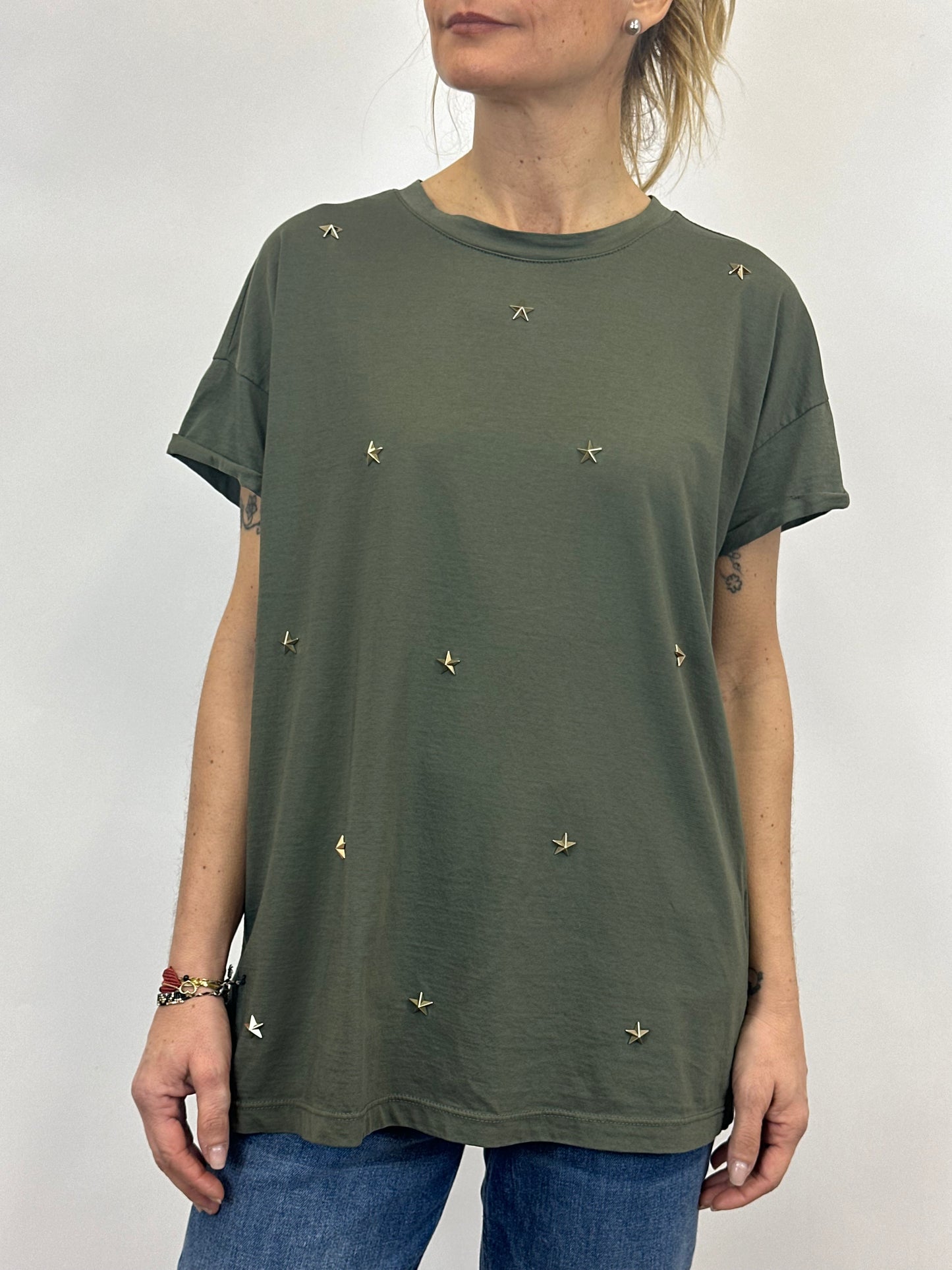 T-Shirt Stelle Verde Vicolo