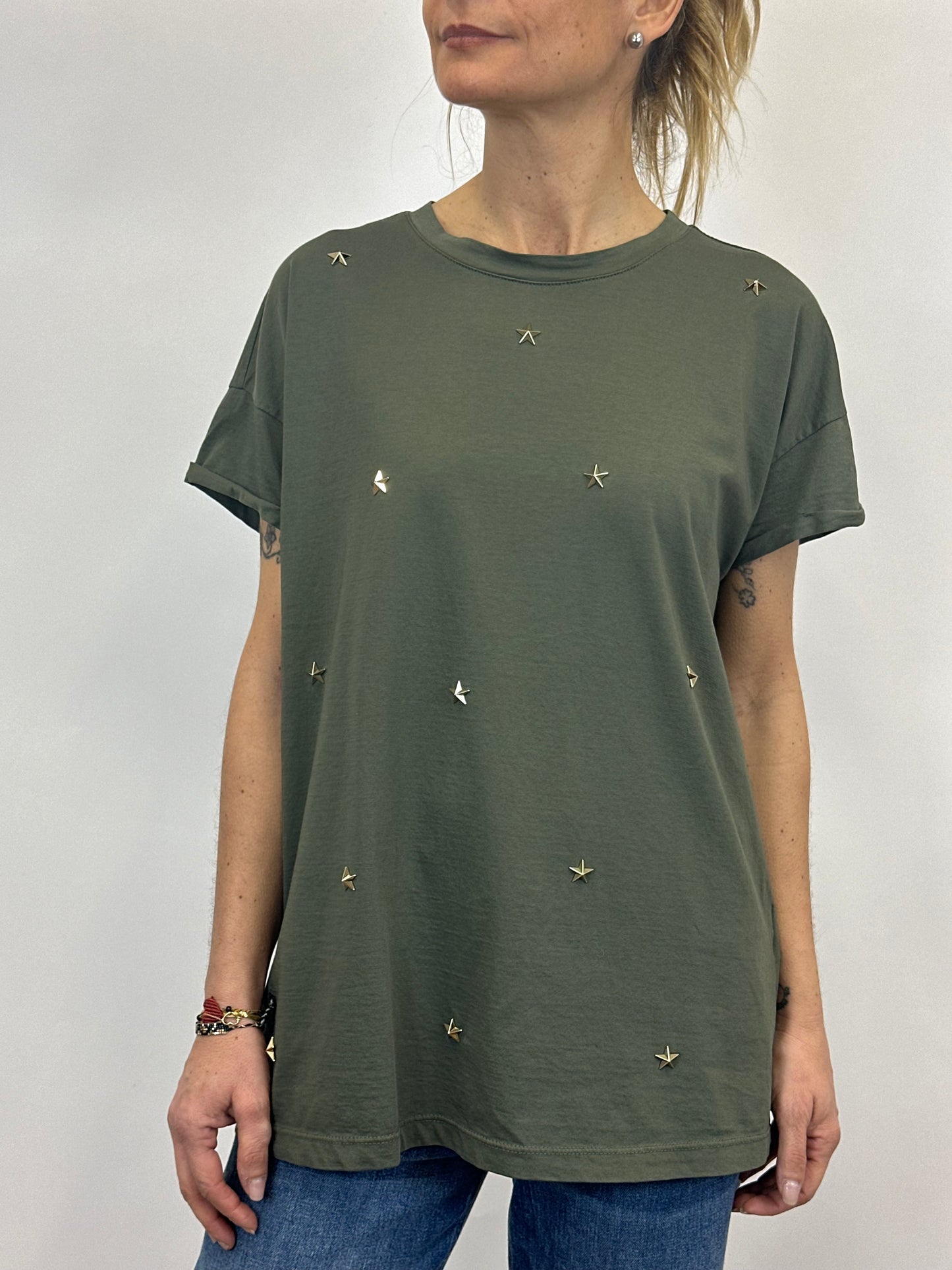 T-Shirt Stelle Verde Vicolo