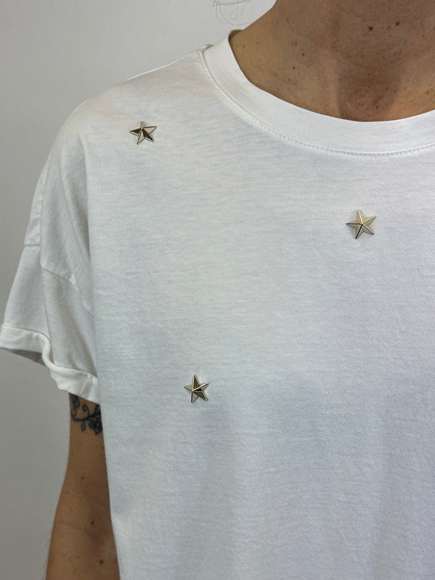 T-Shirt Stelle  Panna Vicolo