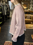 Lupetto Profilo a Contrasto Rosa _ MI.LE.for soku