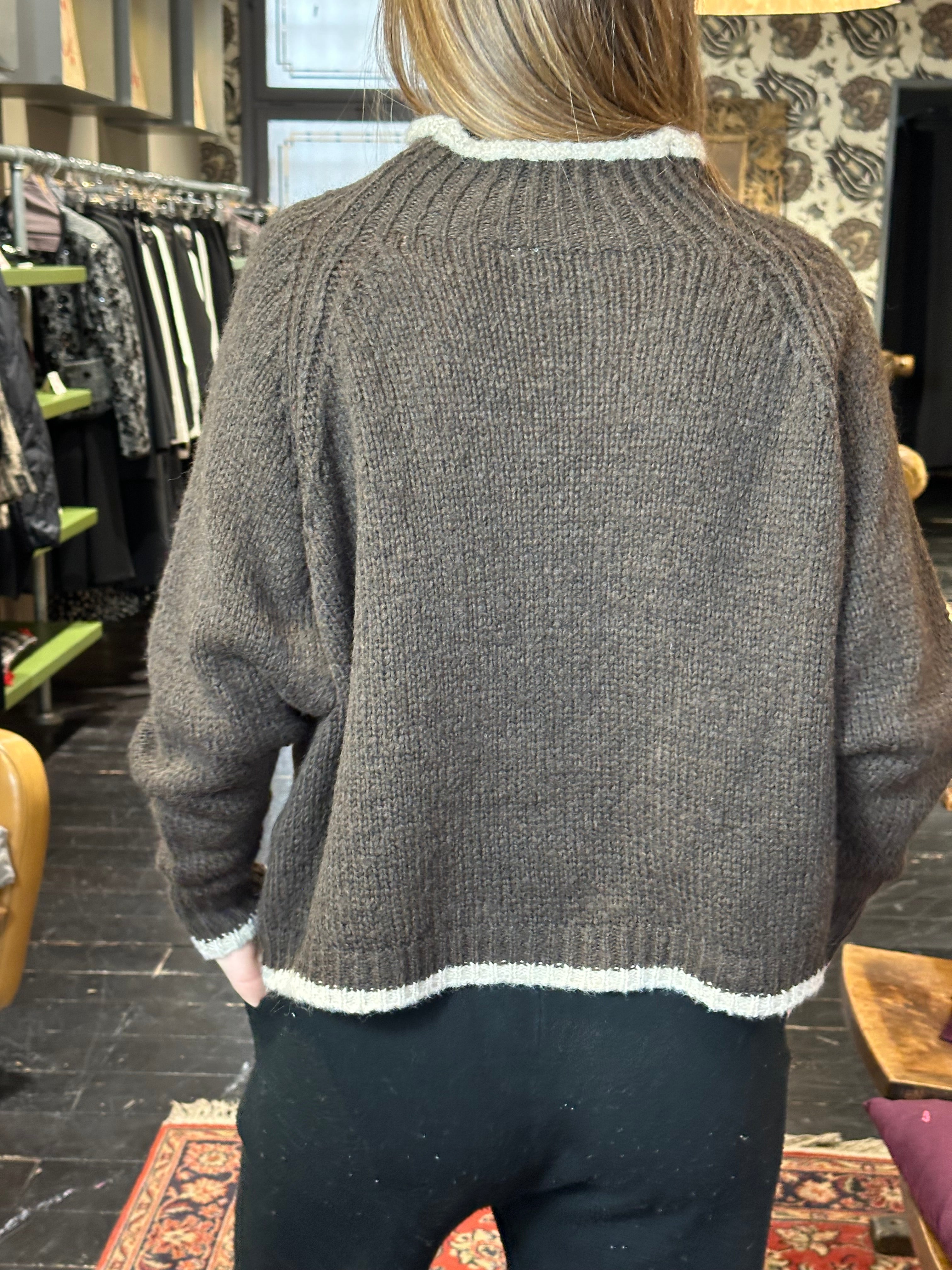 Lupetto Profilo a Contrasto T.Moro _ MI.LE.for soku