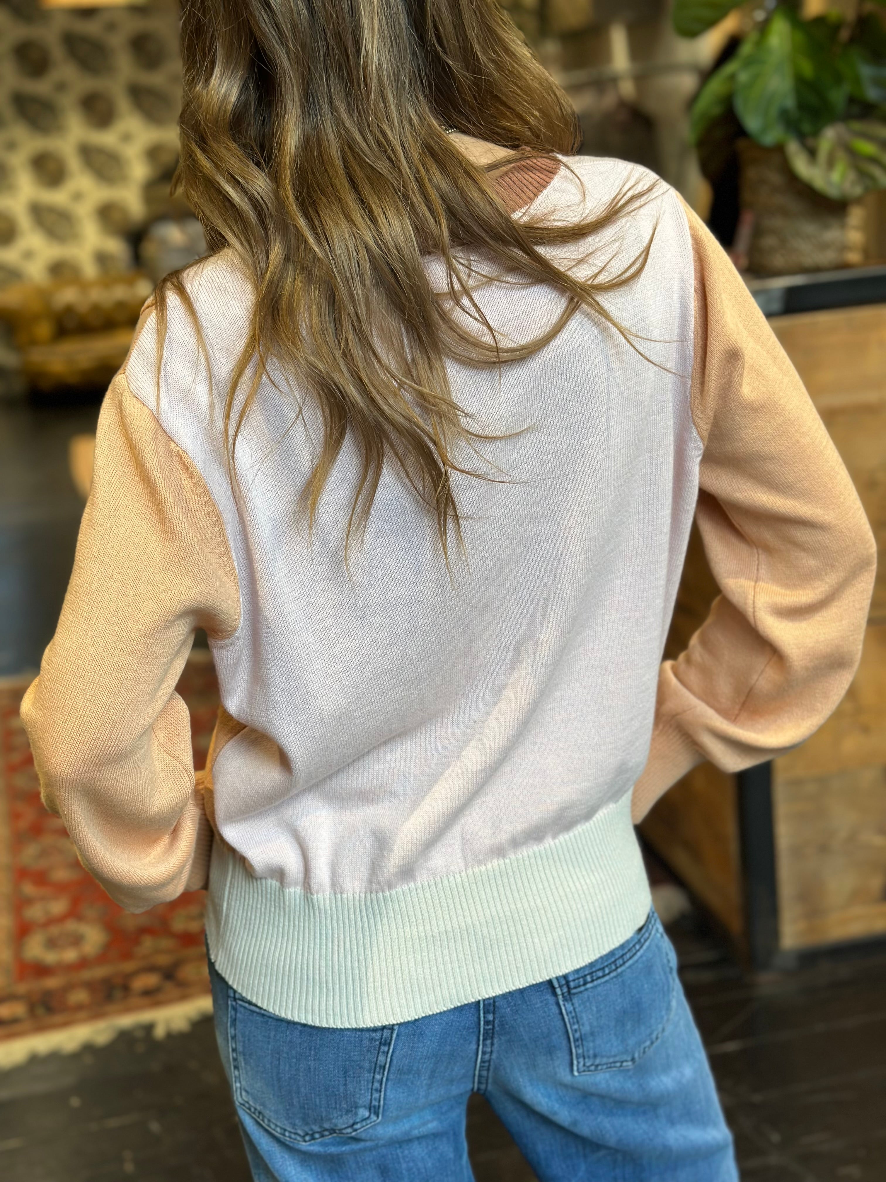Maglia Color-Block Rosa _ MI.LE. for soku