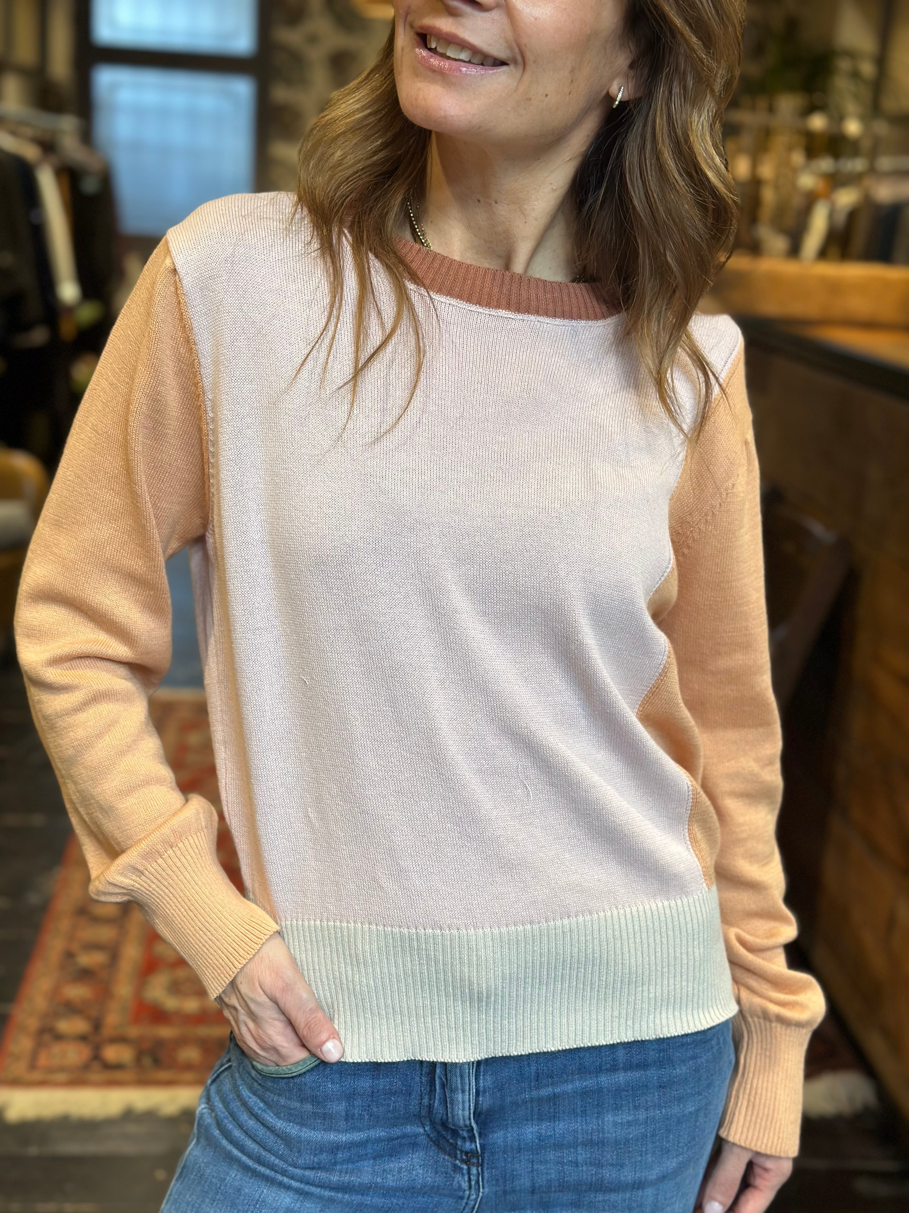 Maglia Color-Block Rosa _ MI.LE. for soku