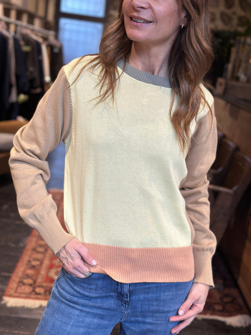 Maglia Color - Block Giallo _ MI.LE. for soku