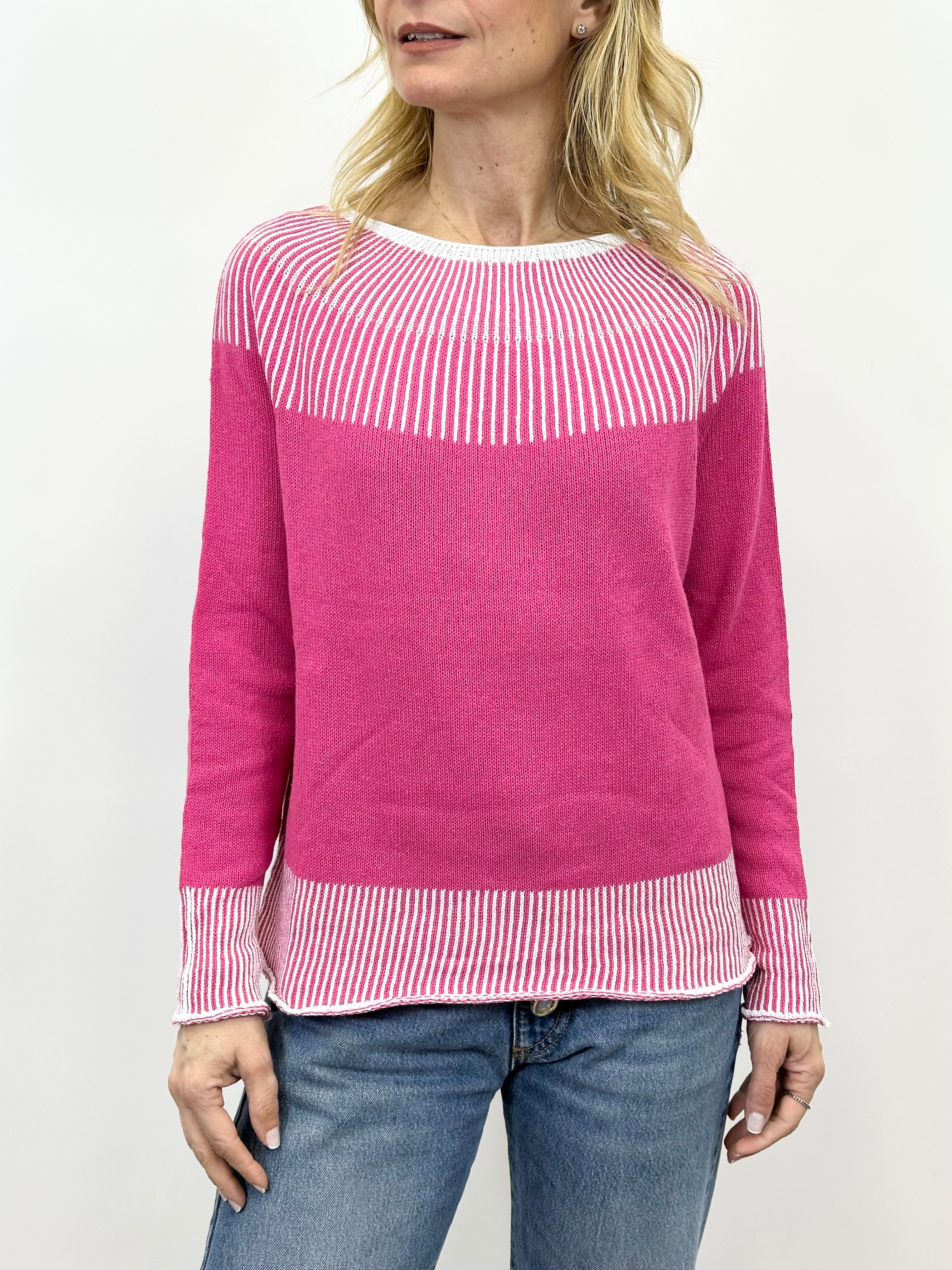 Maglia Rifinitura a Contrasto Orchidea _ MI.LE. for soku