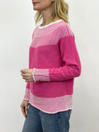 Maglia Rifinitura a Contrasto Orchidea _ MI.LE. for soku