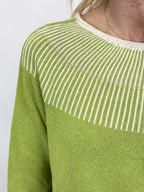 Maglia Rifinitura a Contrasto Verde _ MI.LE. for soku