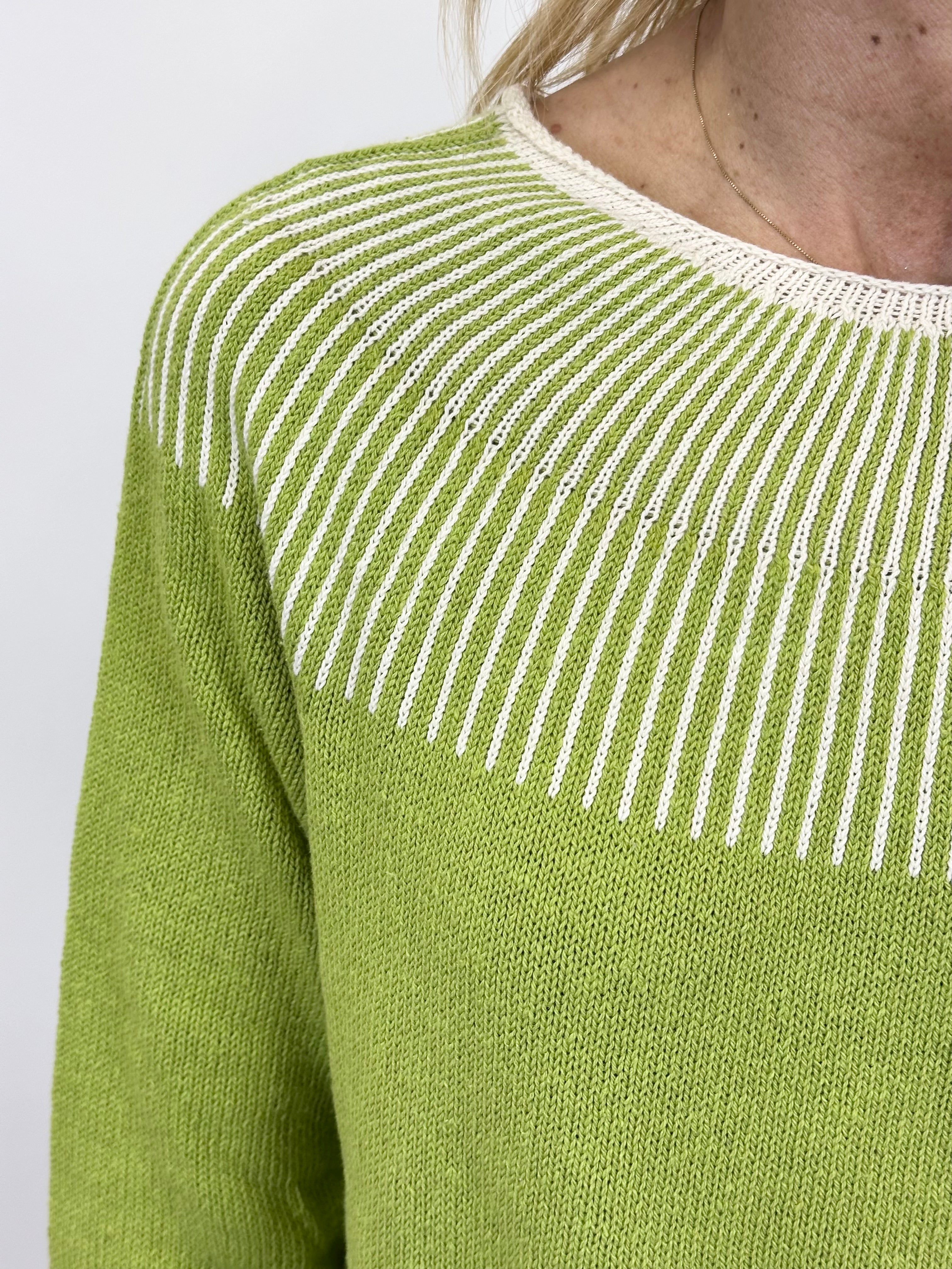 Maglia Rifinitura a Contrasto Verde _ MI.LE. for soku