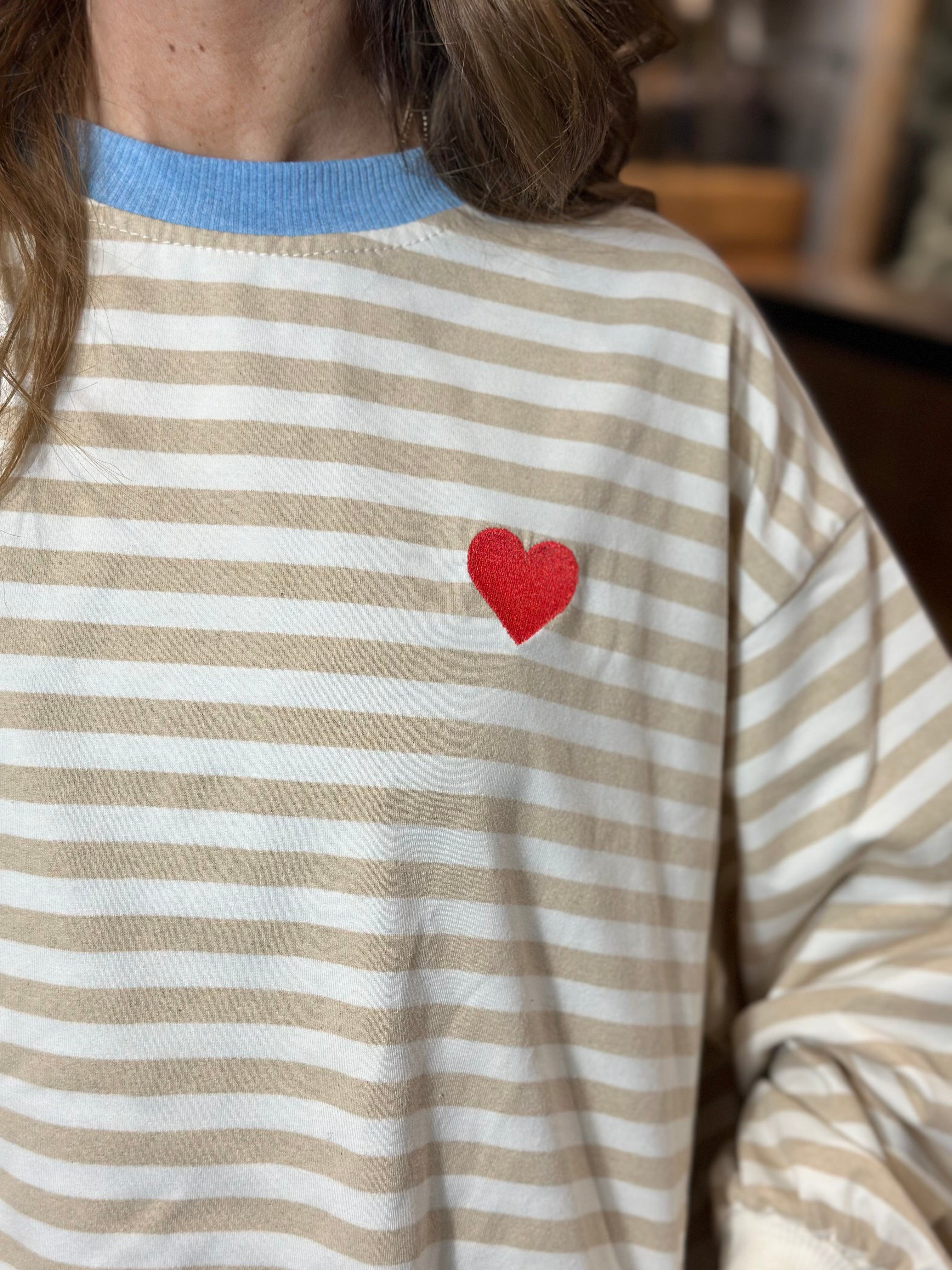 Maglia Cuore Beige _ MI.LE. for soku