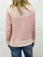 Maglia Rifinitura a Contrasto Cipria _ MI.LE. for soku