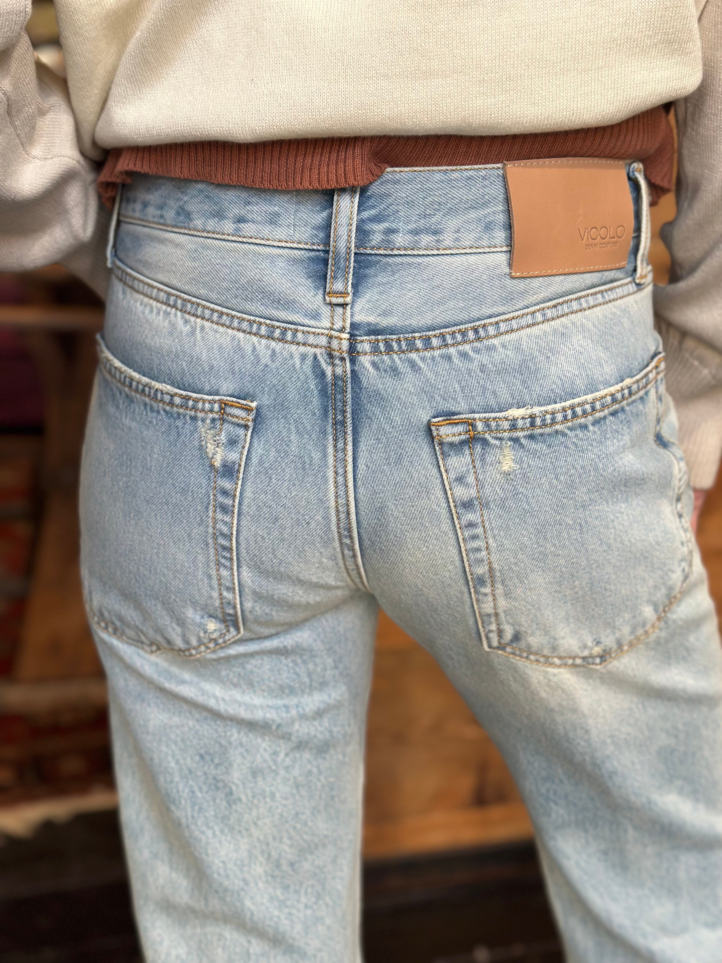 Jeans Zeke con Rotture _ Vicolo