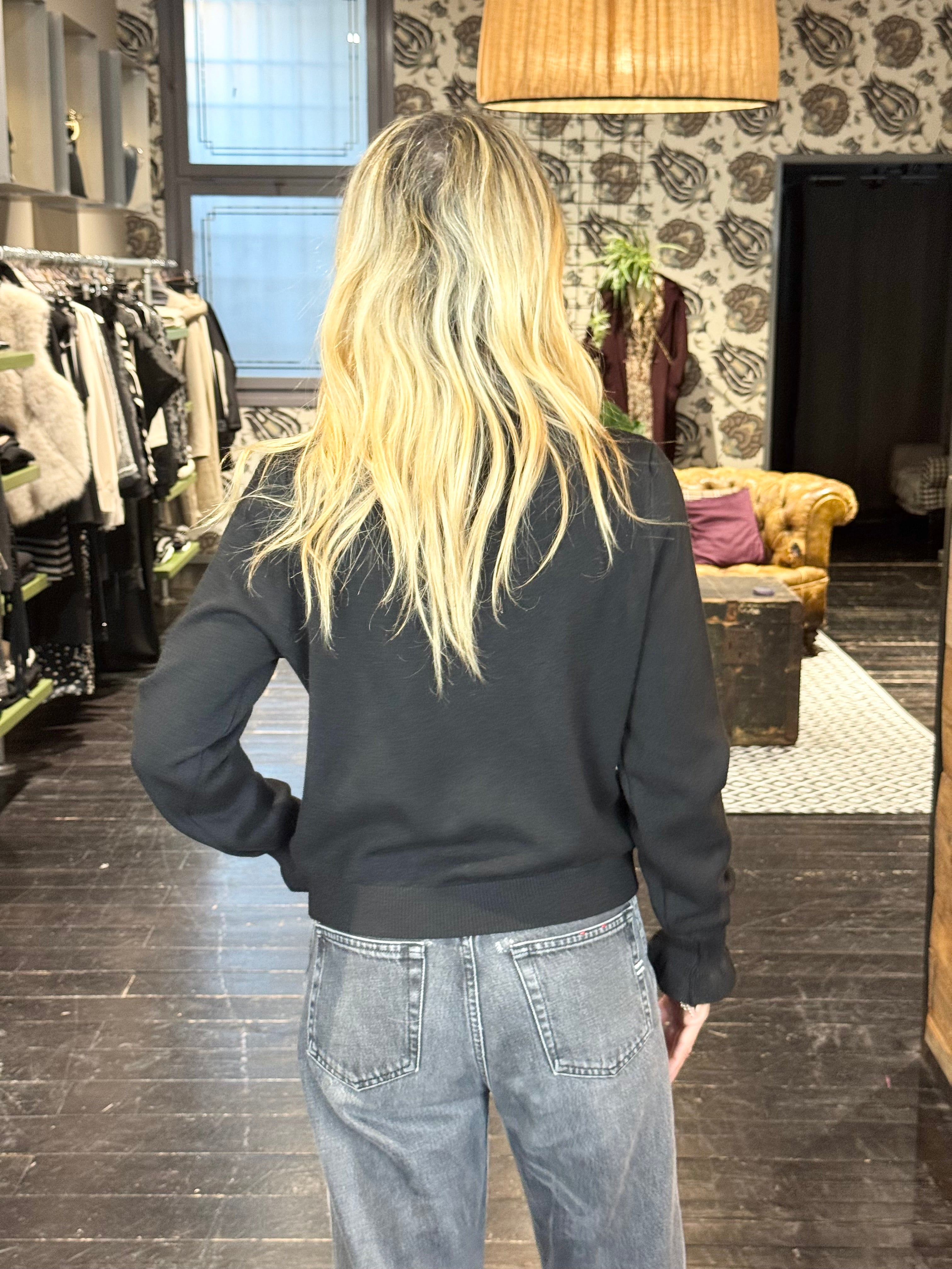 Maglia Lupetto Galetta Nero _ Souvenir