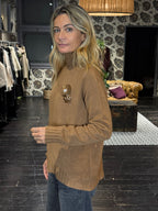 Maglia Over Lupetto Cammello _ Souvenir