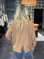 Maglia Over Lupetto Cammello _ Souvenir