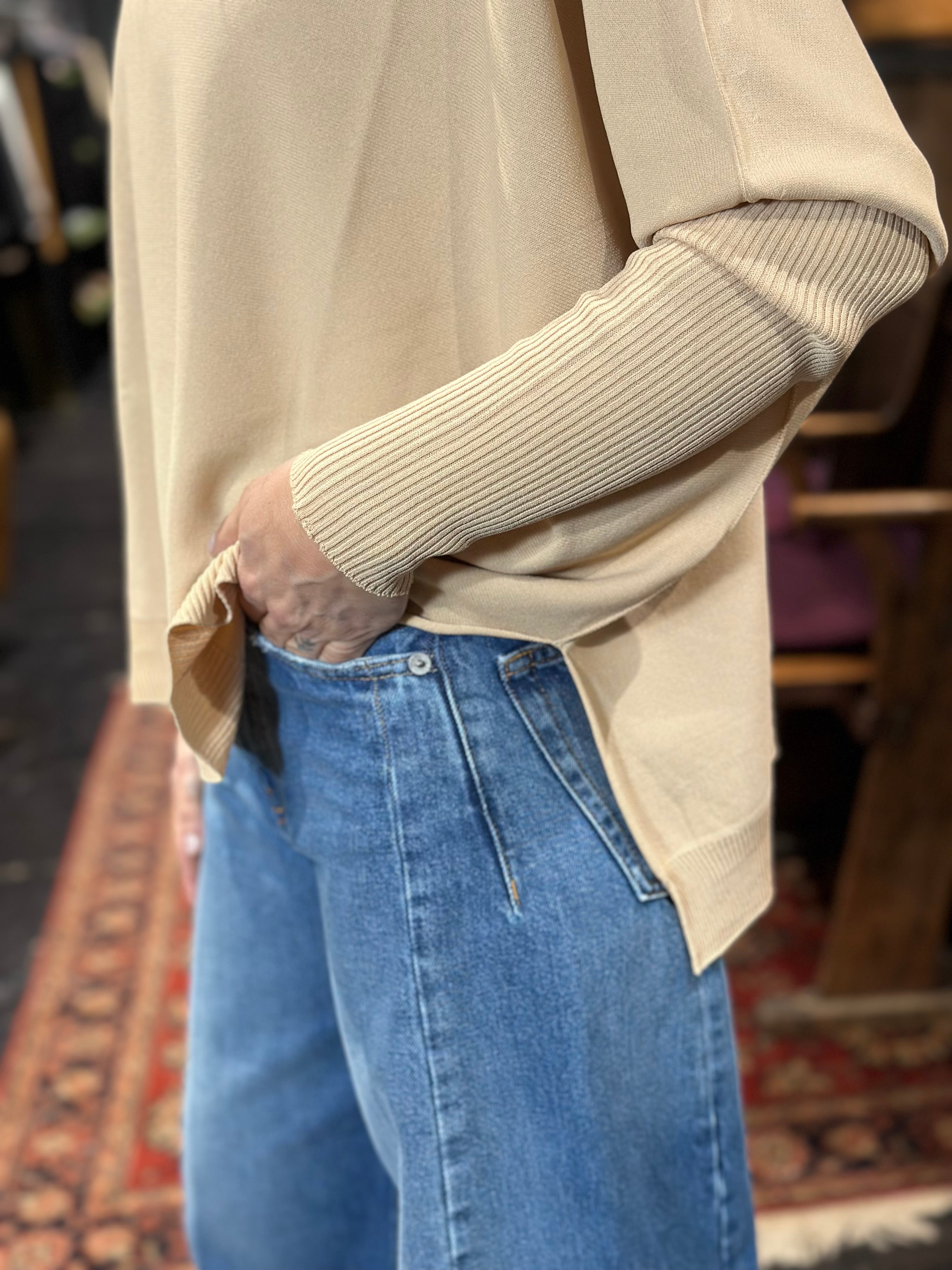 Maglia Manica Intera Crema _ MI.LE. for soku