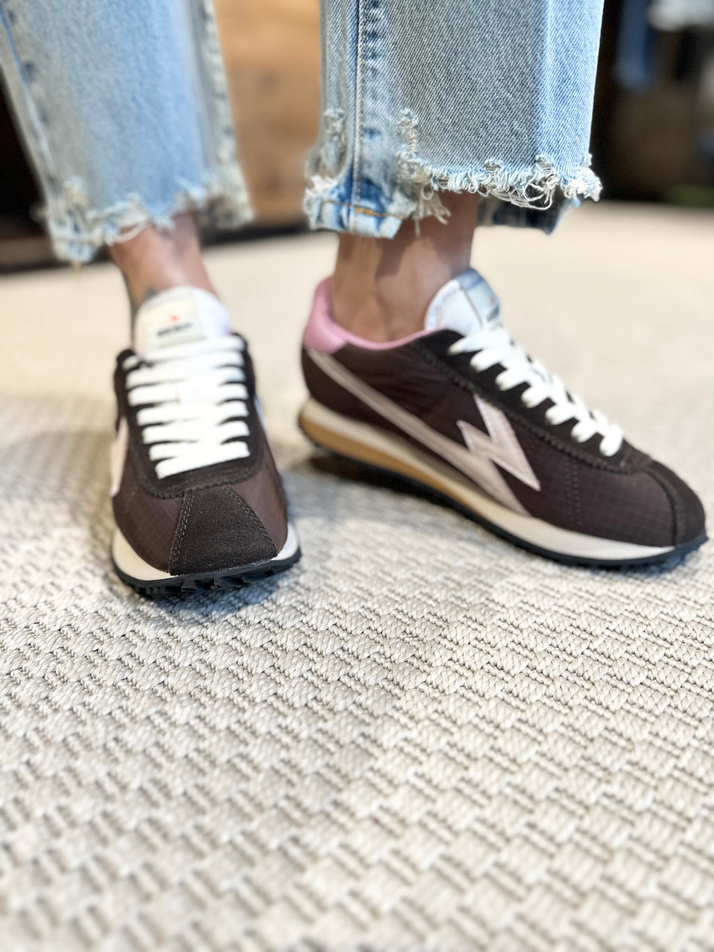 Sneaker Nylon Marrone _ Moaconcept