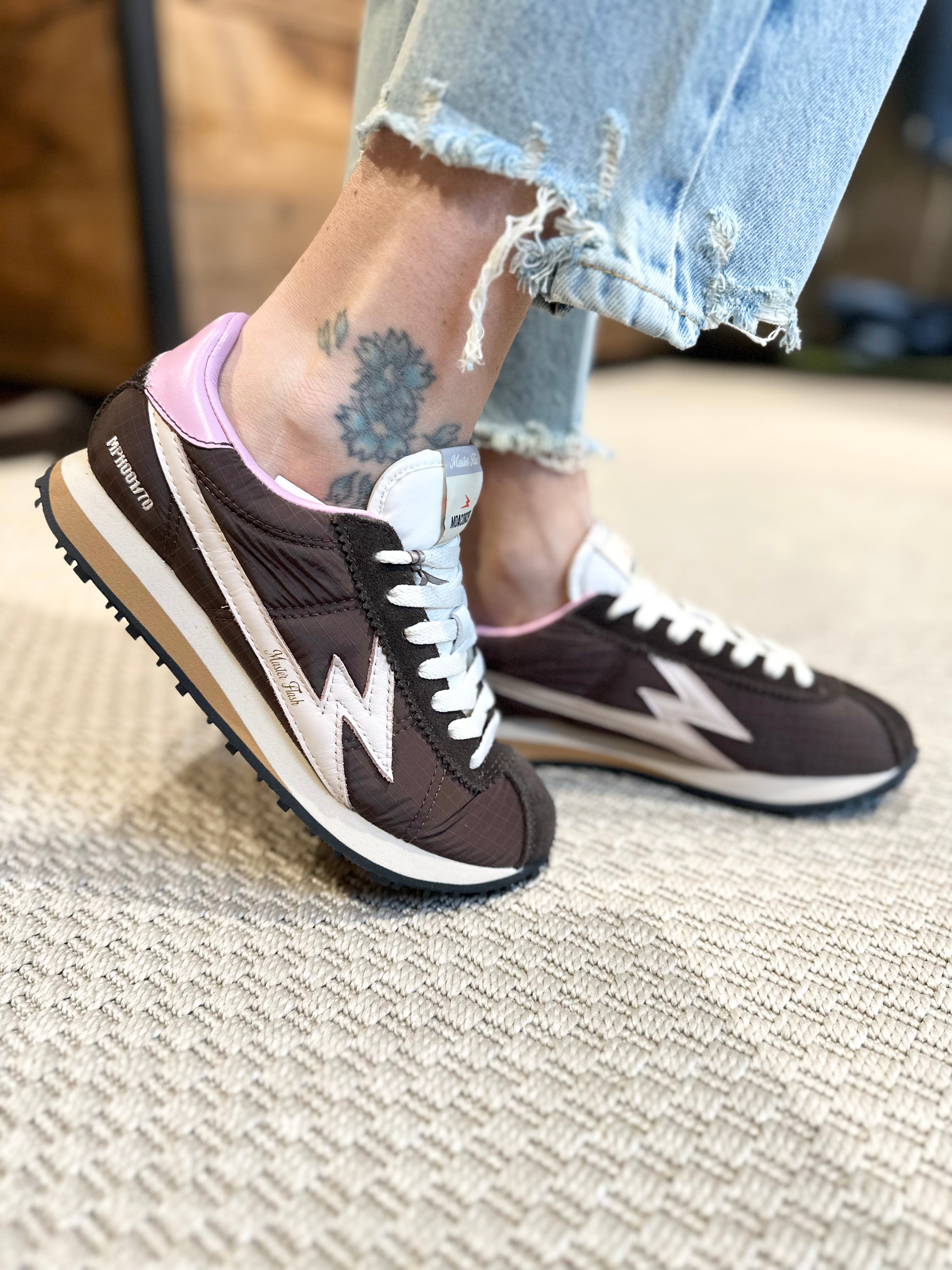 Sneaker Nylon Marrone _ Moaconcept