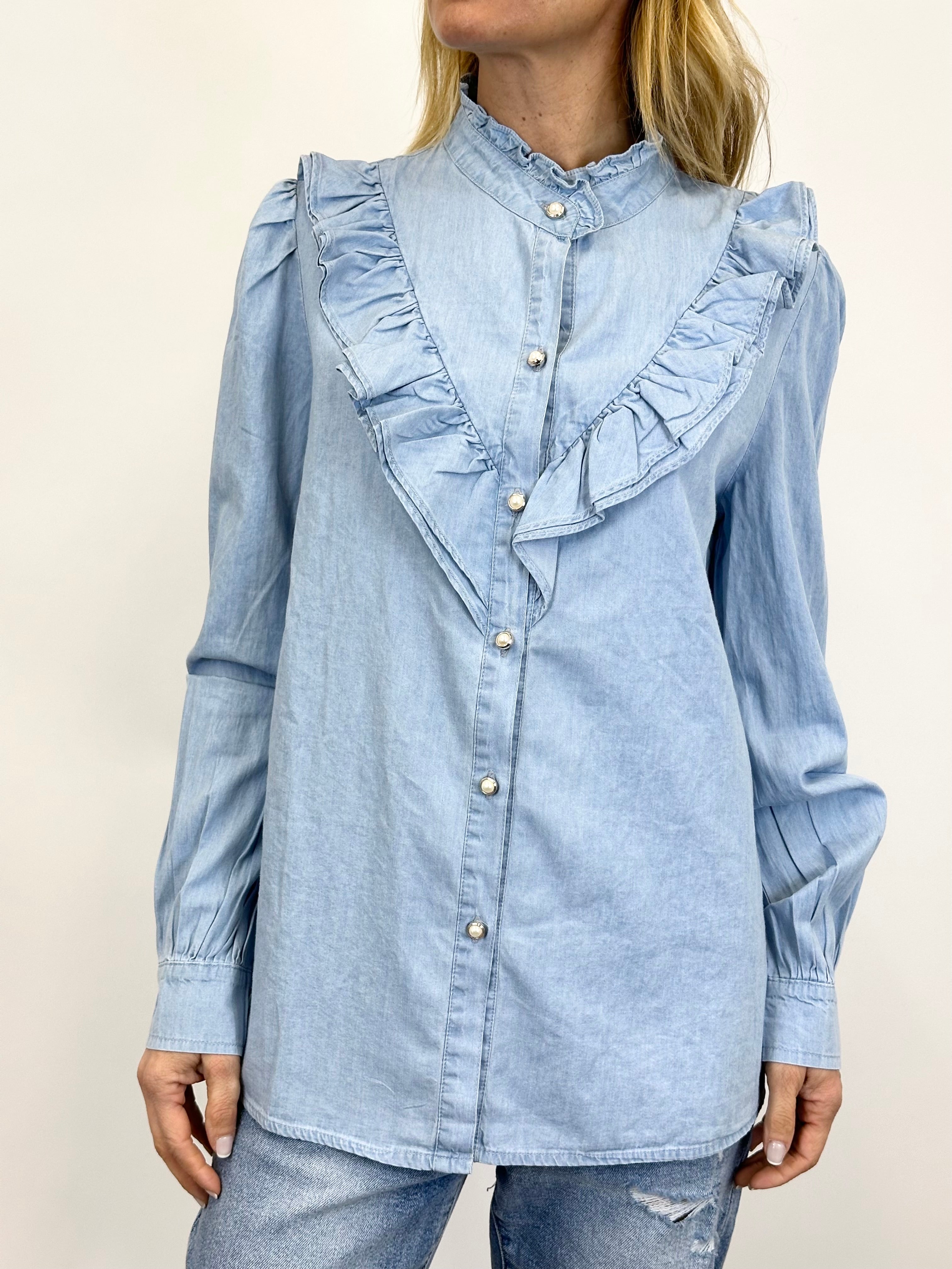 Camicia Jeans Rouches _ MI.LE. for soku