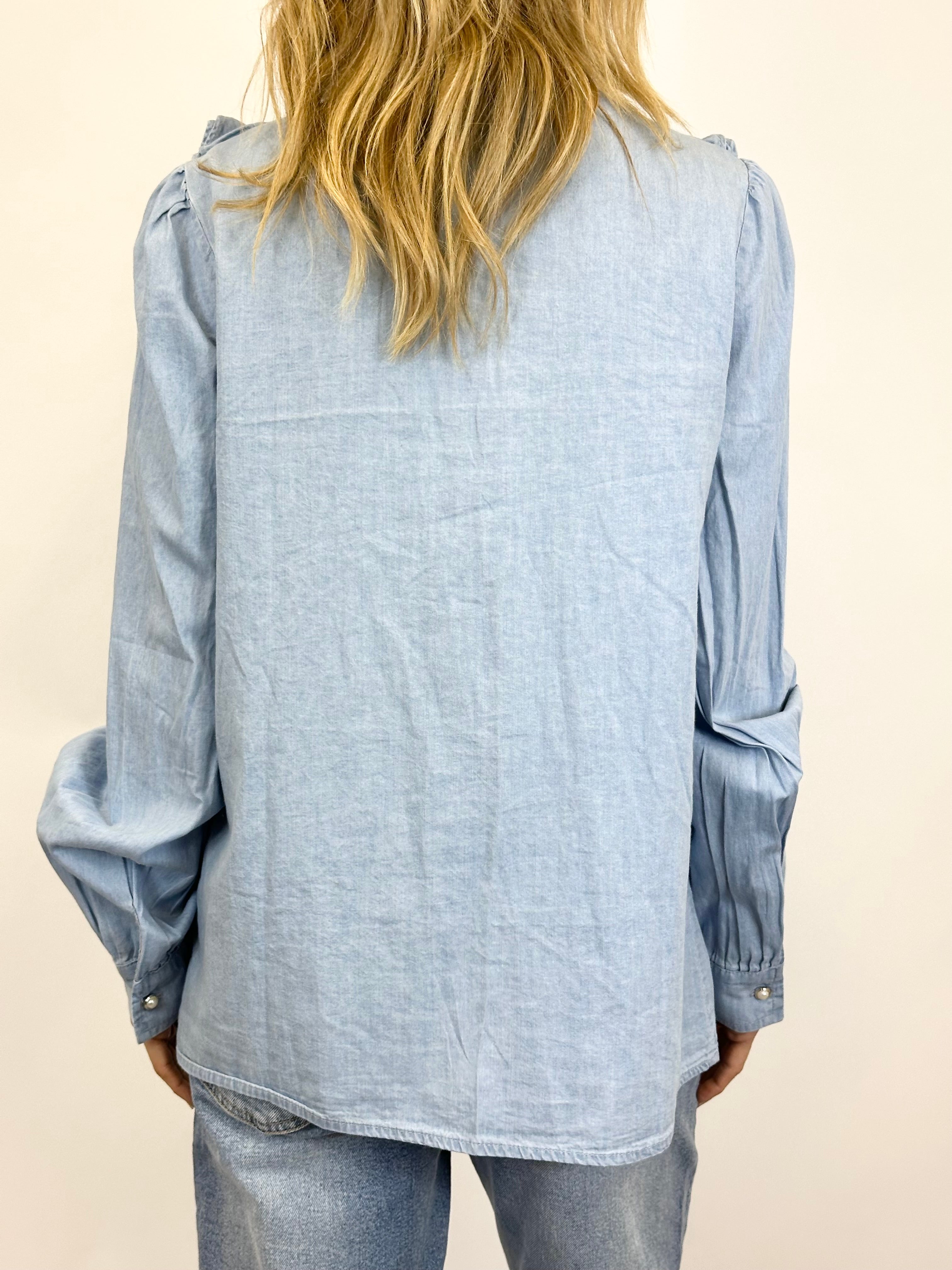 Camicia Jeans Rouches _ MI.LE. for soku