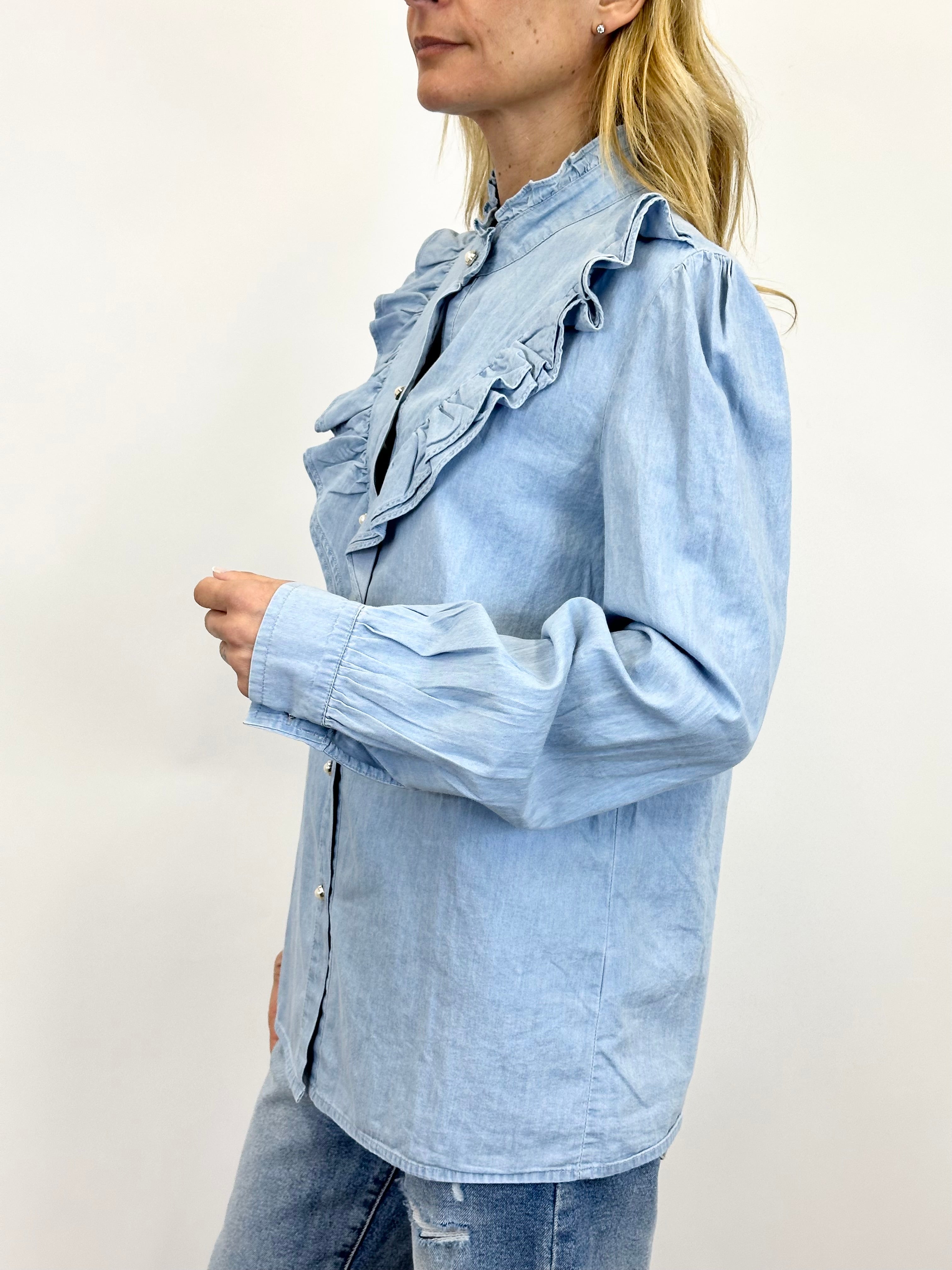 Camicia Jeans Rouches _ MI.LE. for soku