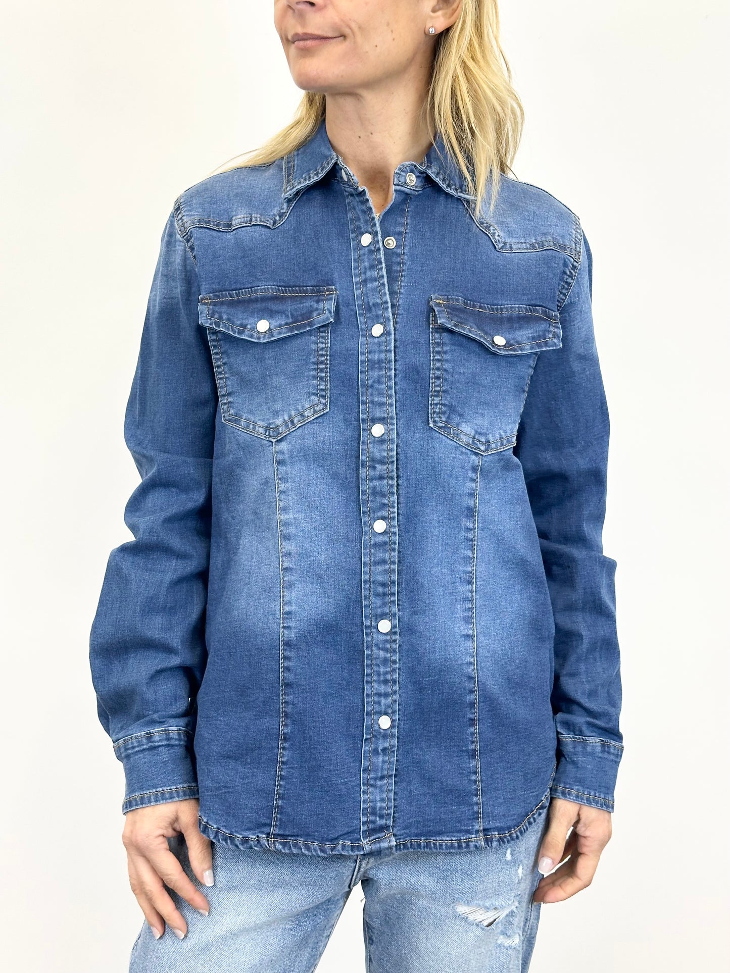 Camicia Denim Slim