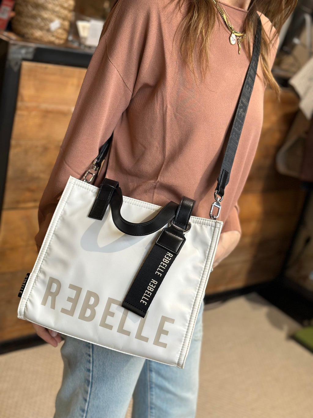 Borsa Poppy Ivory _ Rebelle
