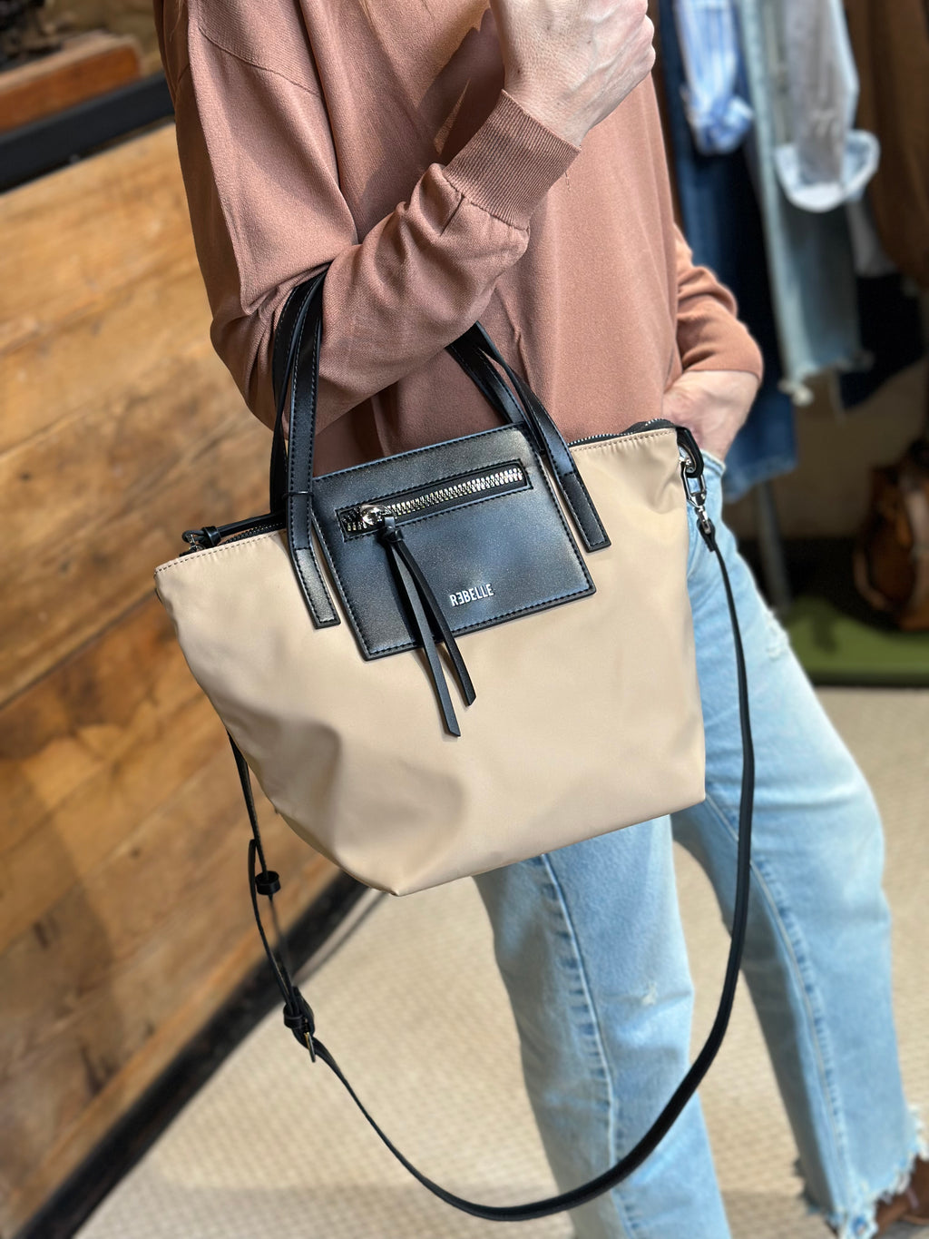 Shopping Noa Small Sand _ Rebelle