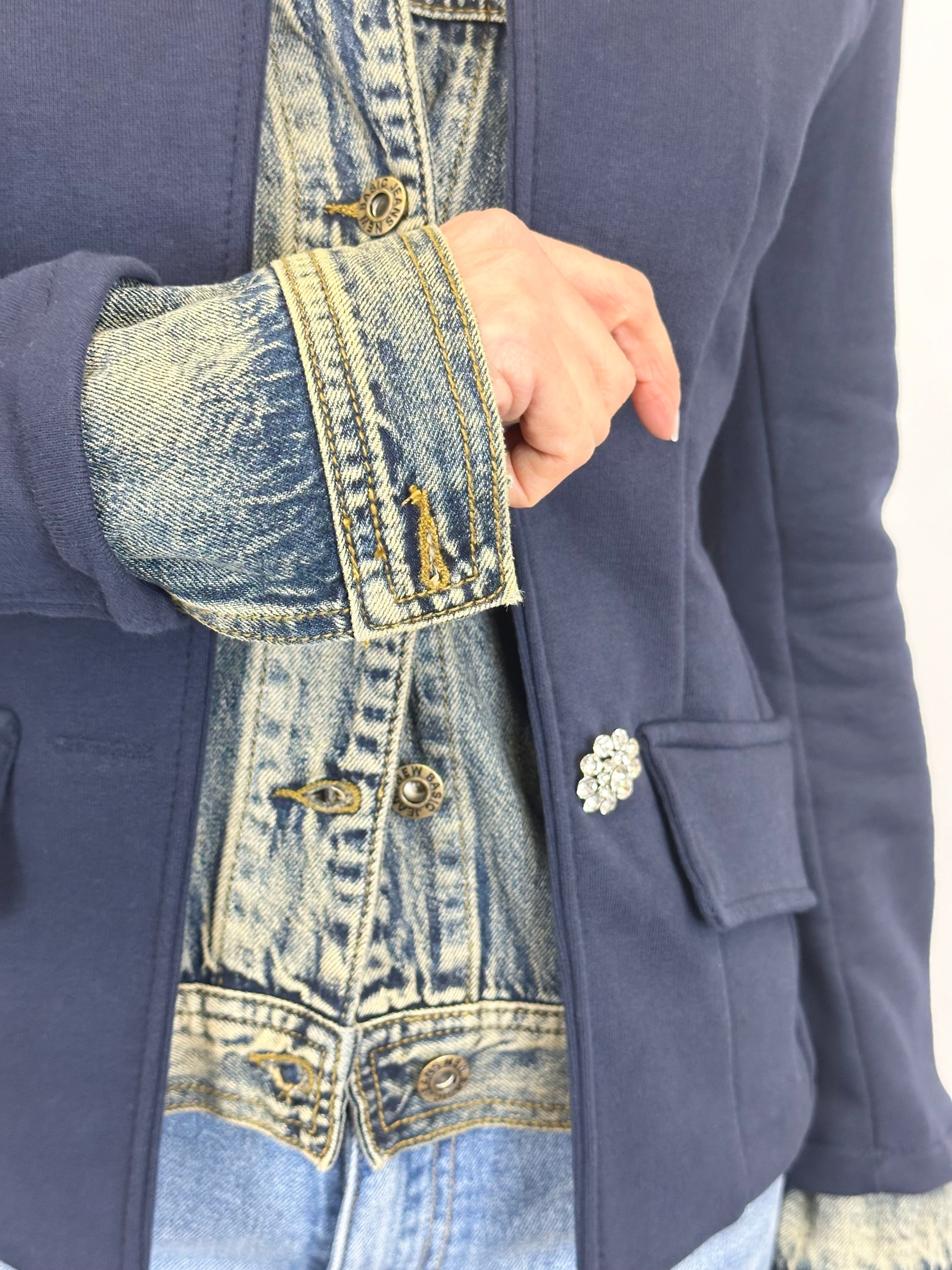 Giacca Valentina Blu _ MI.LE. for soku