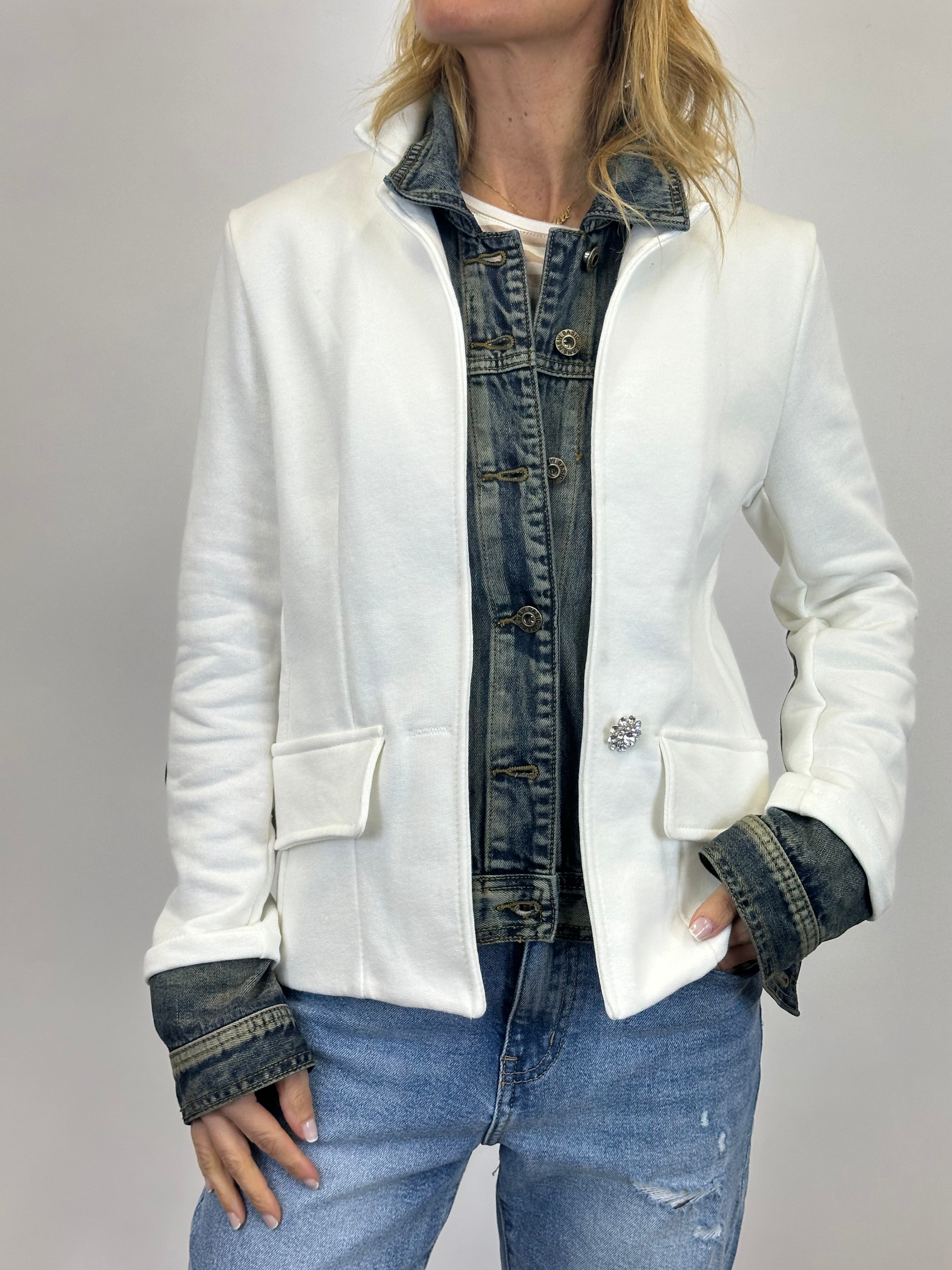 Giacca Valentina Bianco _ MI.LE. for soku