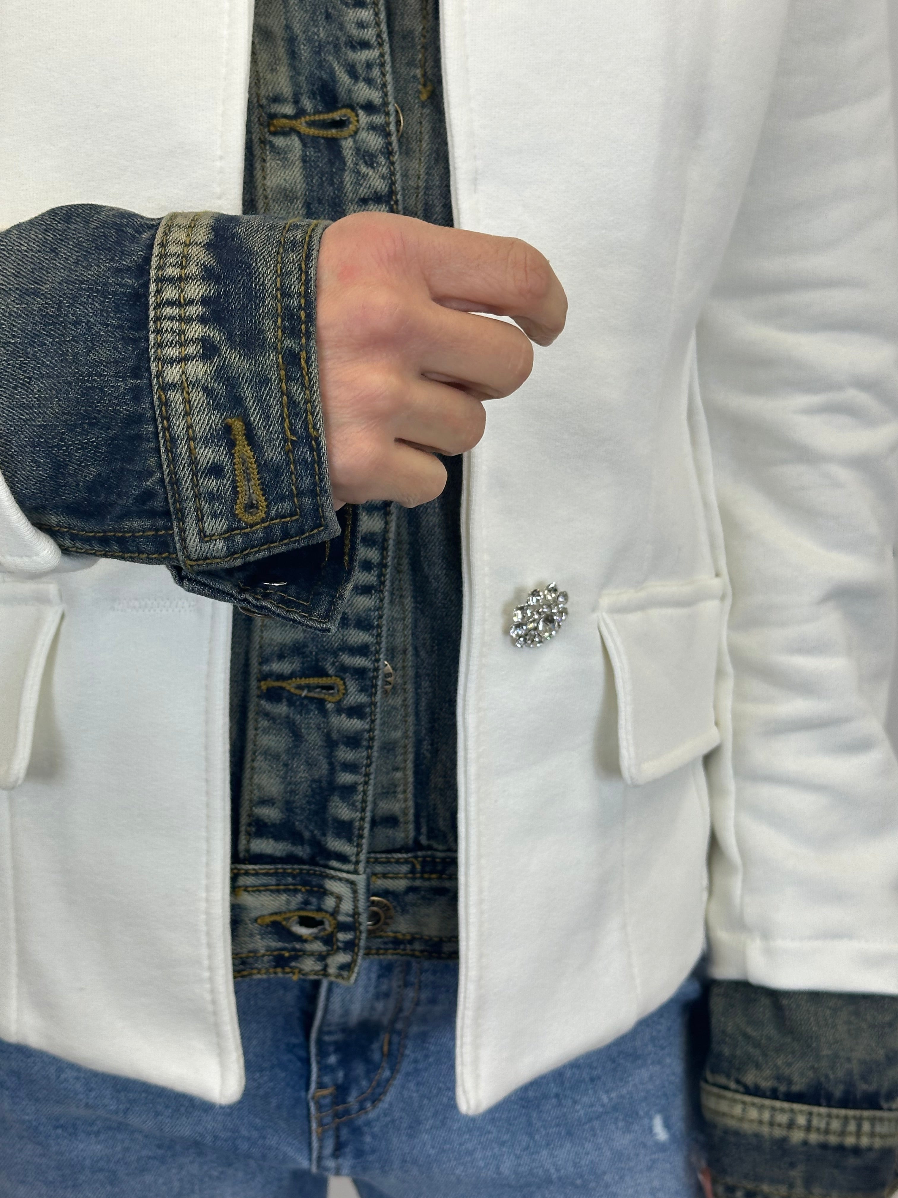 Giacca Valentina Bianco _ MI.LE. for soku